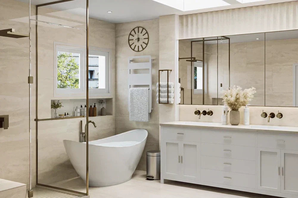 modern bathroom with dressing area Discover 900+ bathroom and dressing room and traditional indian toilet design ideas