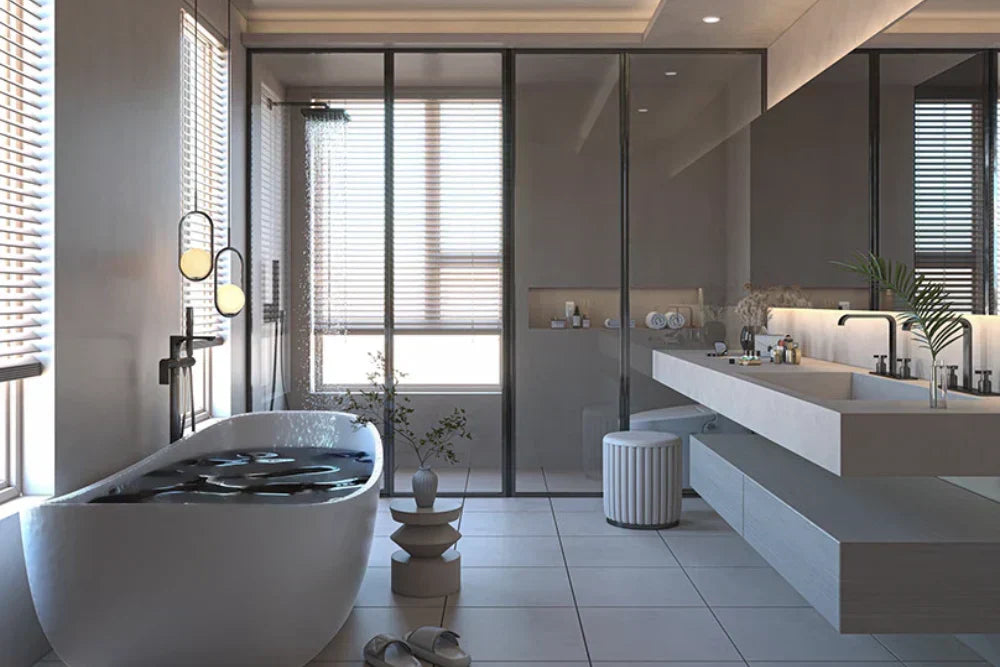 Semi-Frameless vs Frameless Shower Doors – Which One Belongs in Your Dream Bathroom?