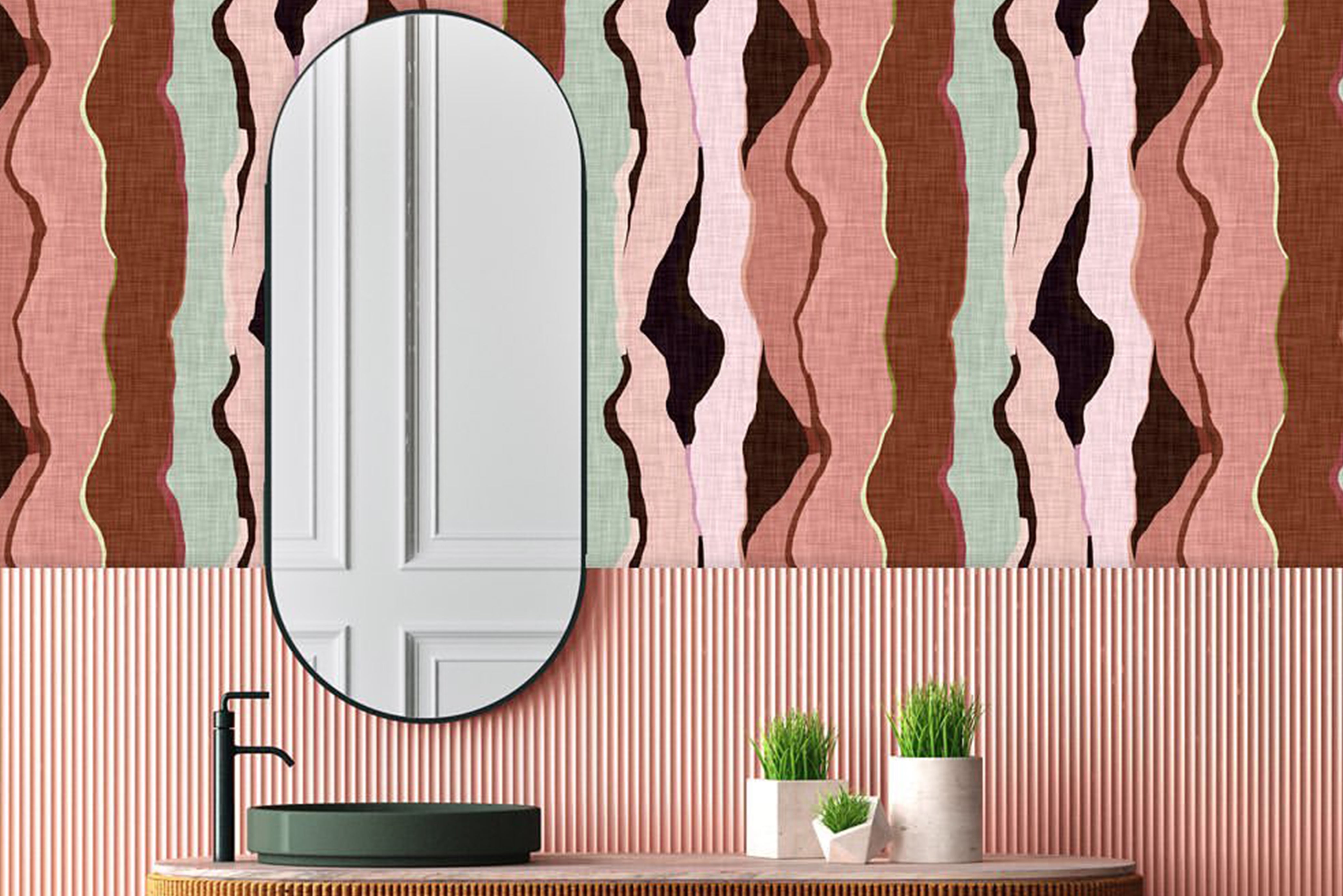 39 Amazing Bathroom Accent Wall Ideas to Try 2024