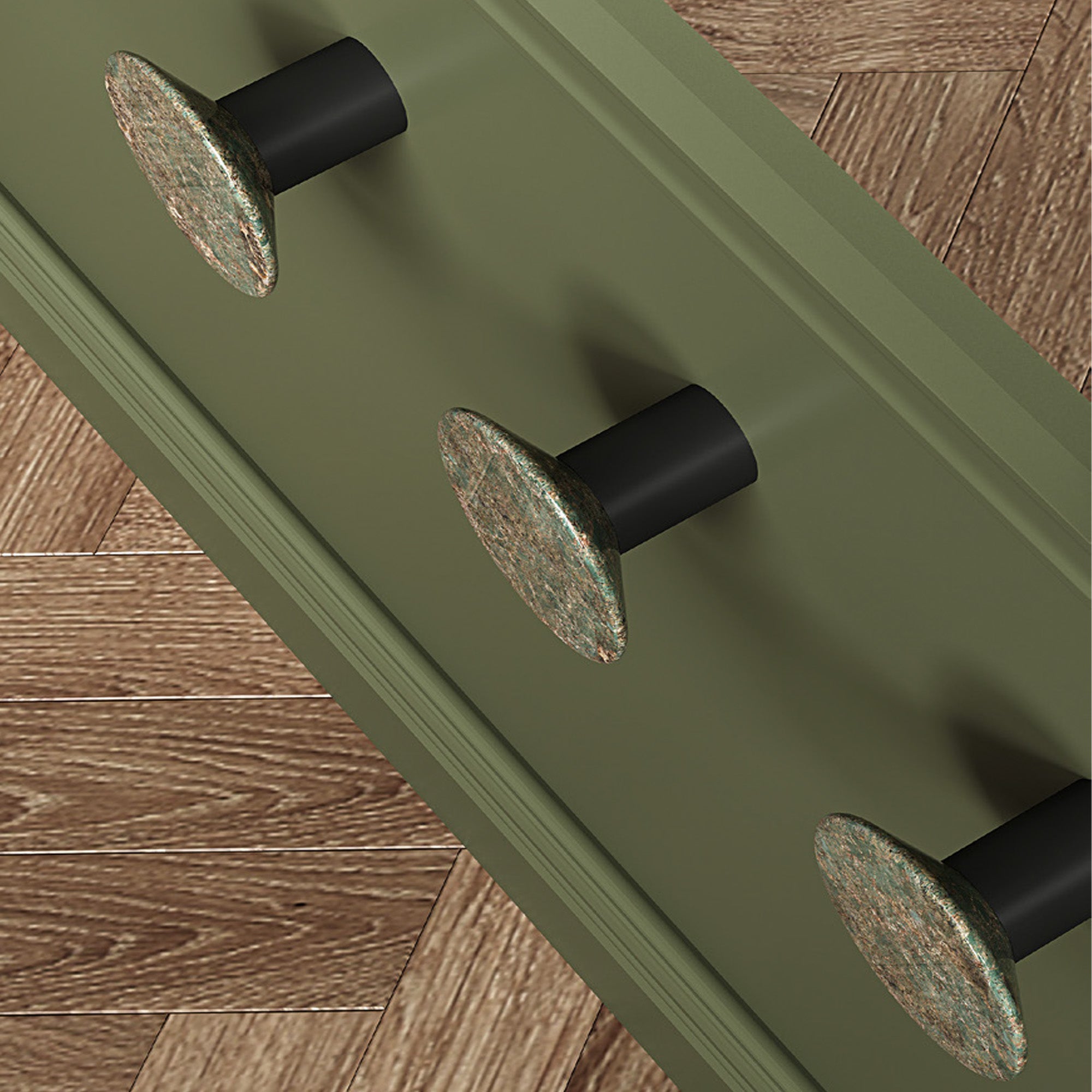 VERDARA Marble Heated Towel Rack with Carbon Fiber and Timer Control