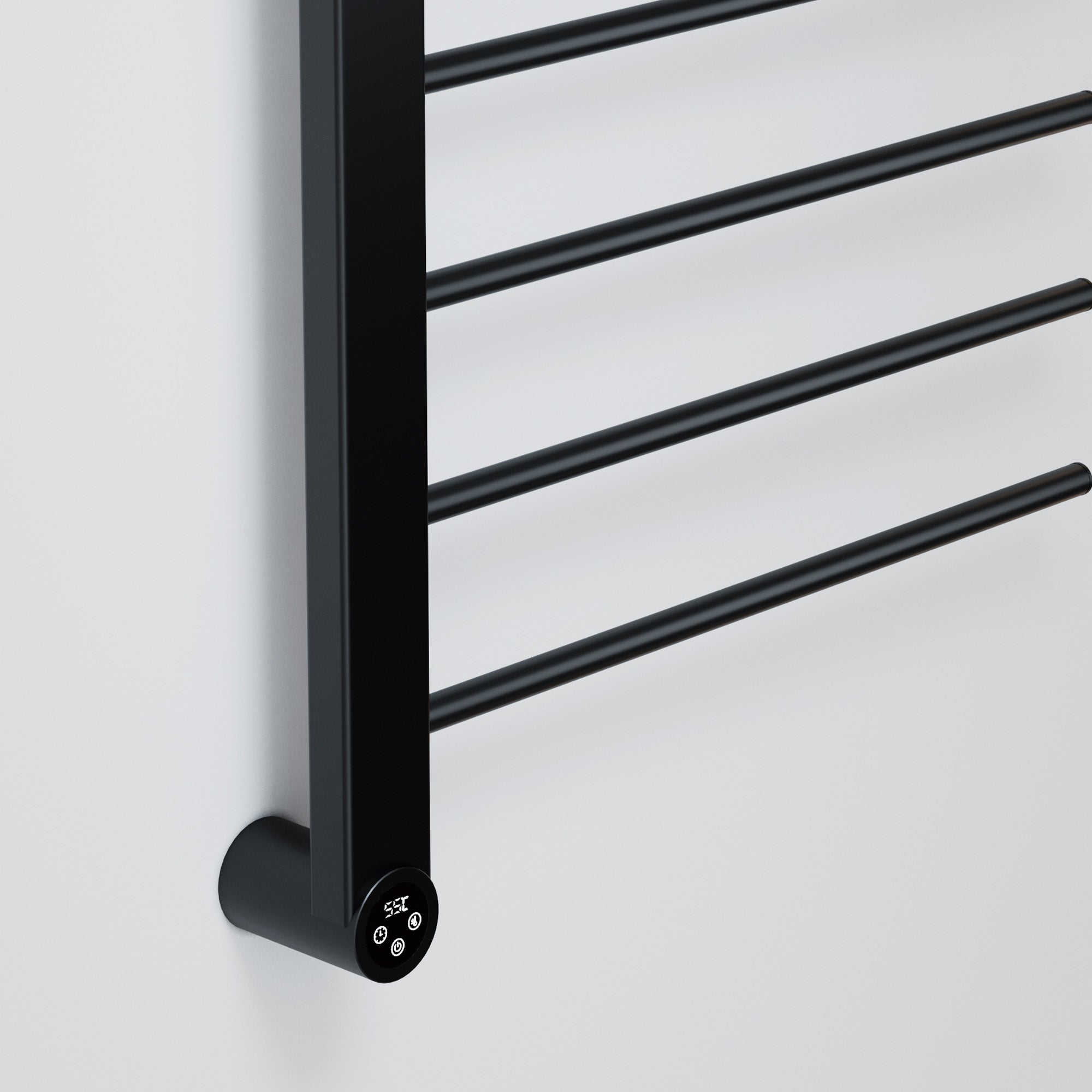 FERONA Horizontal Heated Towel Rack with Smart Temperature and Timer Settings