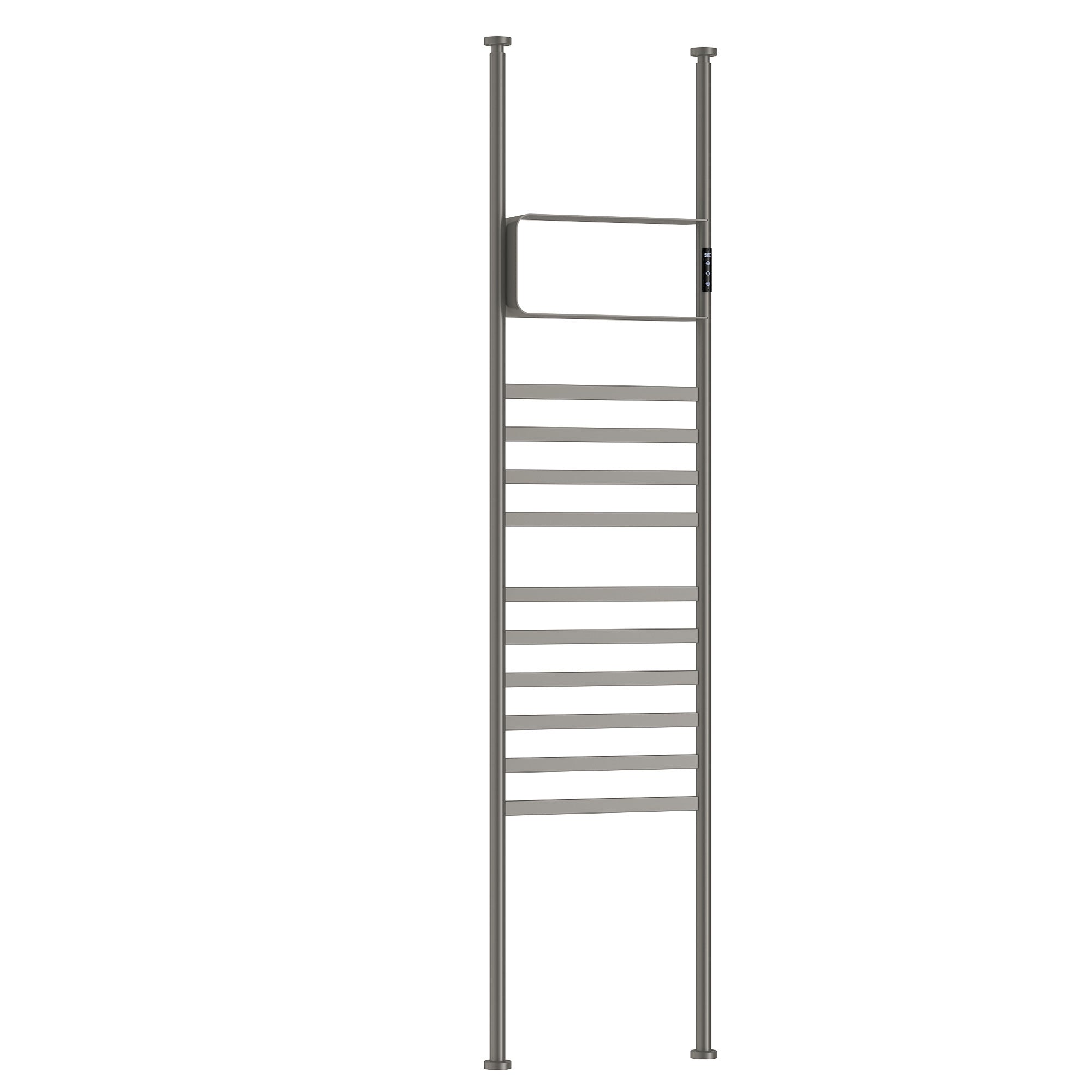 SKYLITH Smart Vertical Heated Towel Rack with Digital Display and Adjustable Heat