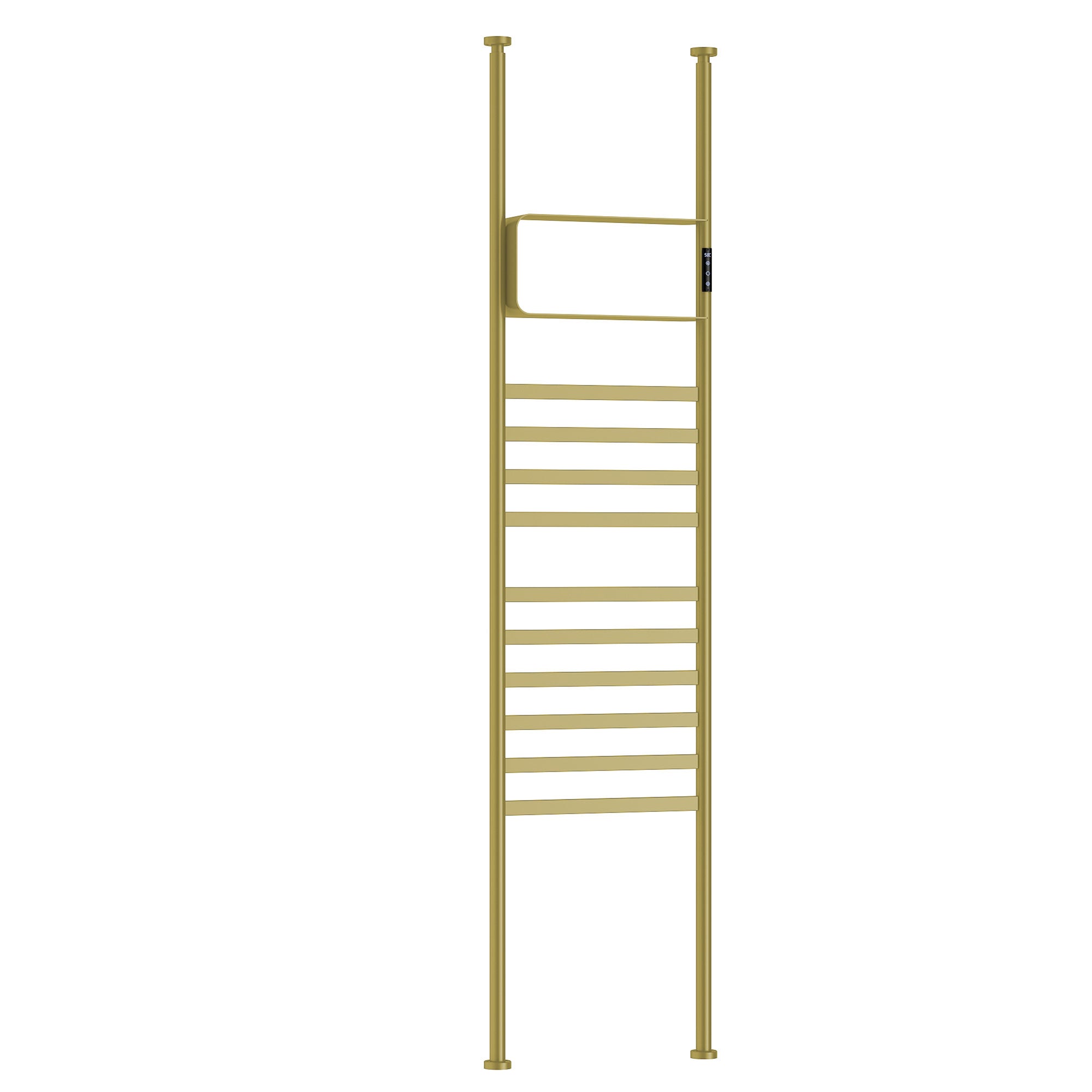 SKYLITH Smart Vertical Heated Towel Rack with Digital Display and Adjustable Heat