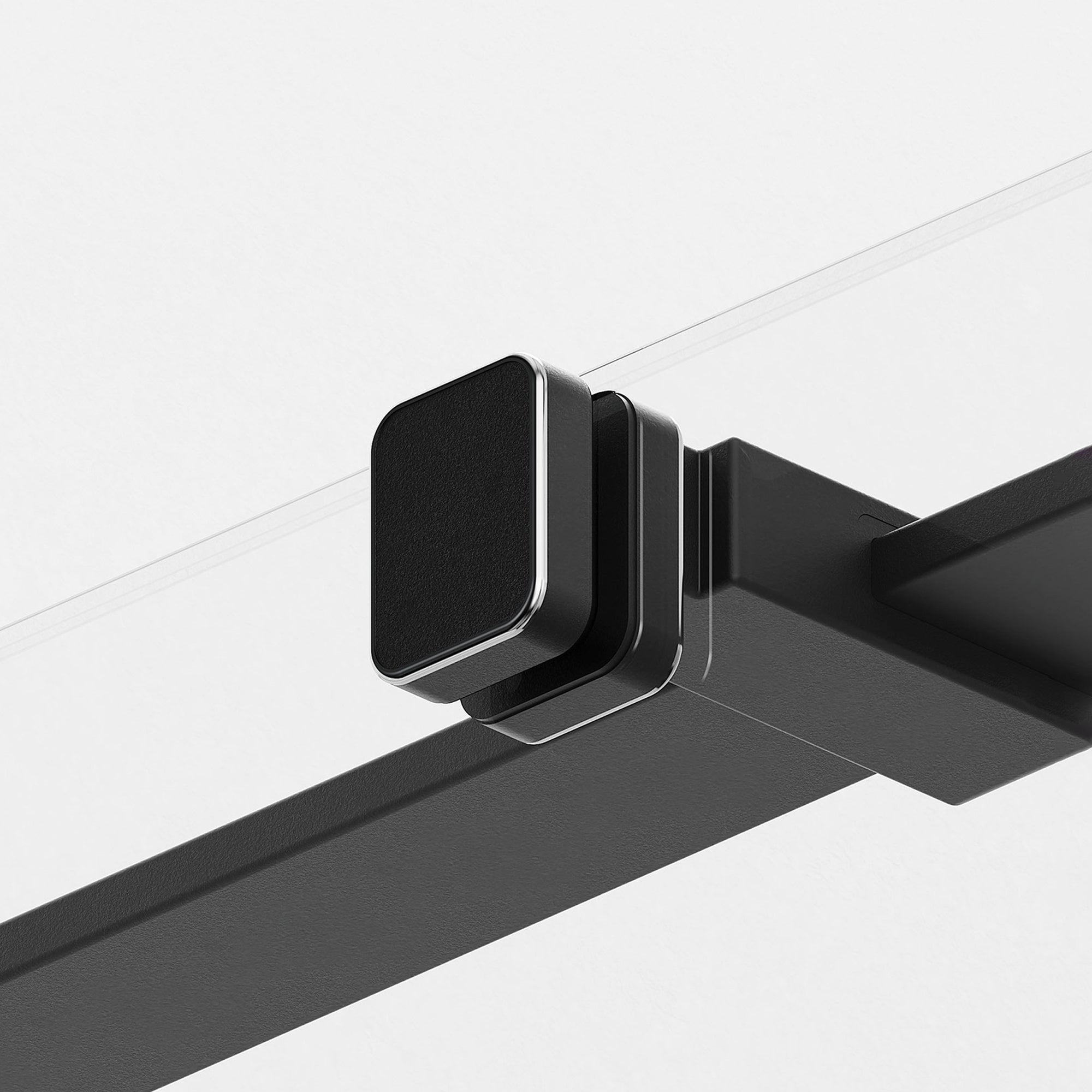 AQUELLE Customize Corner Shower Door with Ultra Clear Glass