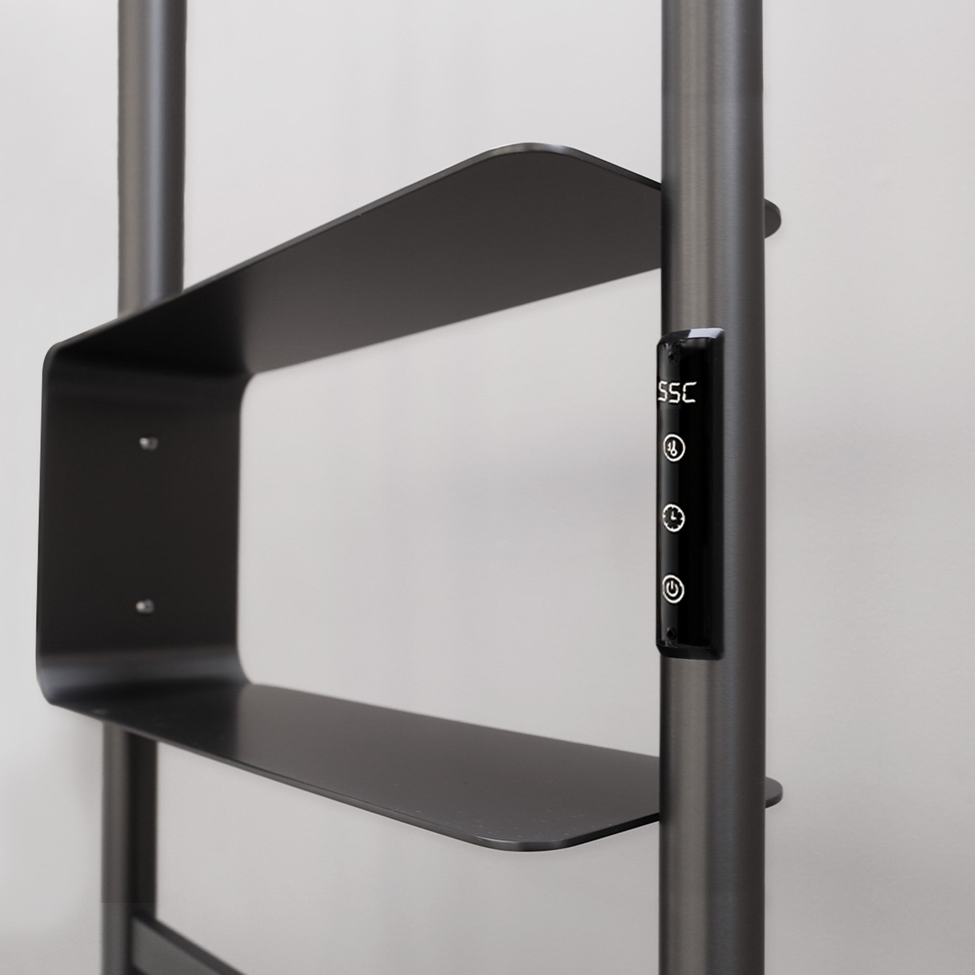 SKYLITH Smart Vertical Heated Towel Rack with Digital Display and Adjustable Heat