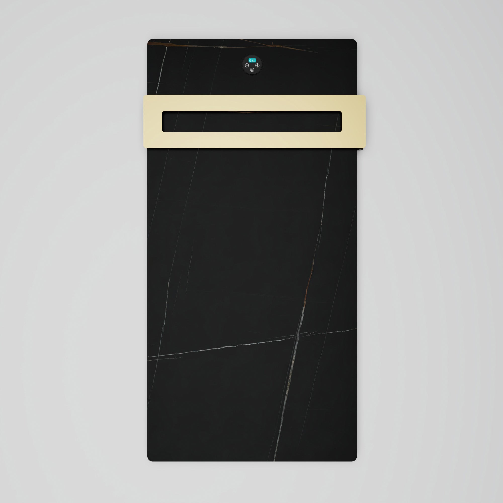 TALORA Heated Towel Rack with Sintered Stone and Stainless Steel