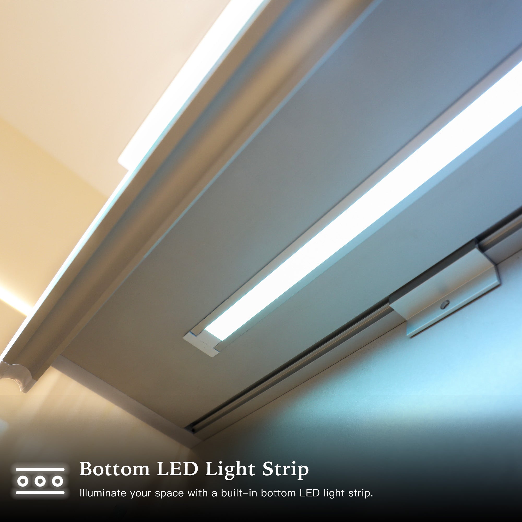 VIREAL Custom LED Mirror Medicine Cabinet with Ambient Design