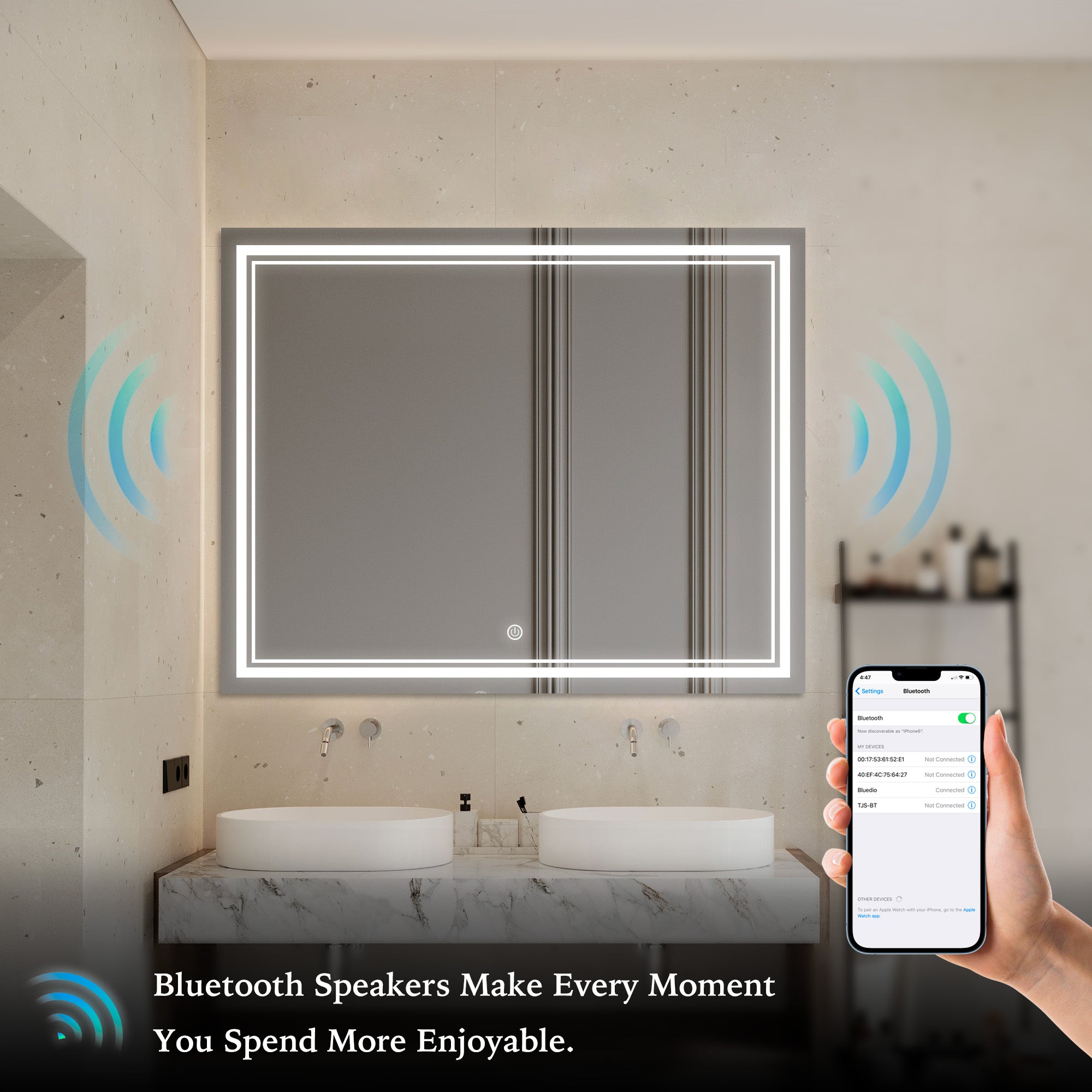 BETELGEUSE Customize LED Mirror with Backlight