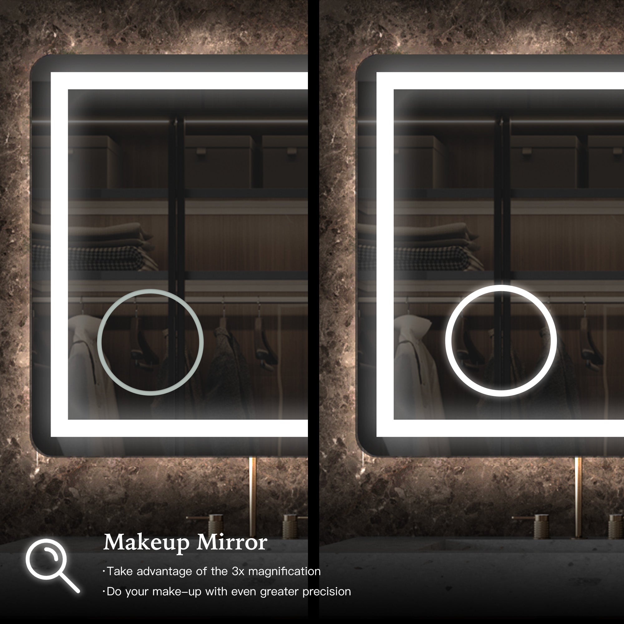 CANOPUS Customize LED Mirror with Backlight