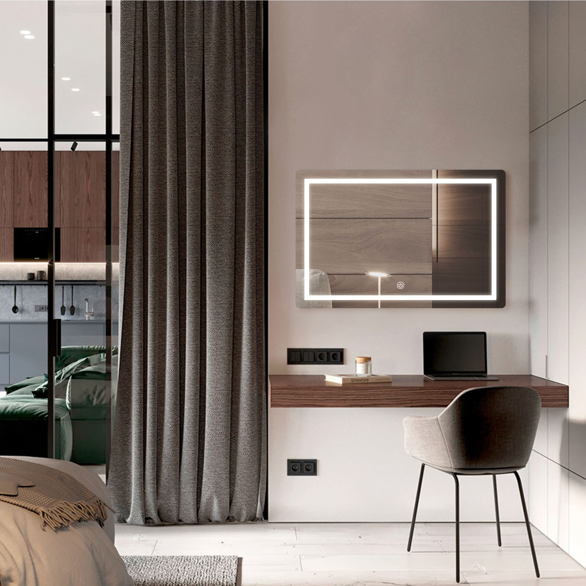 CANOPUS LED mirror for bedroom