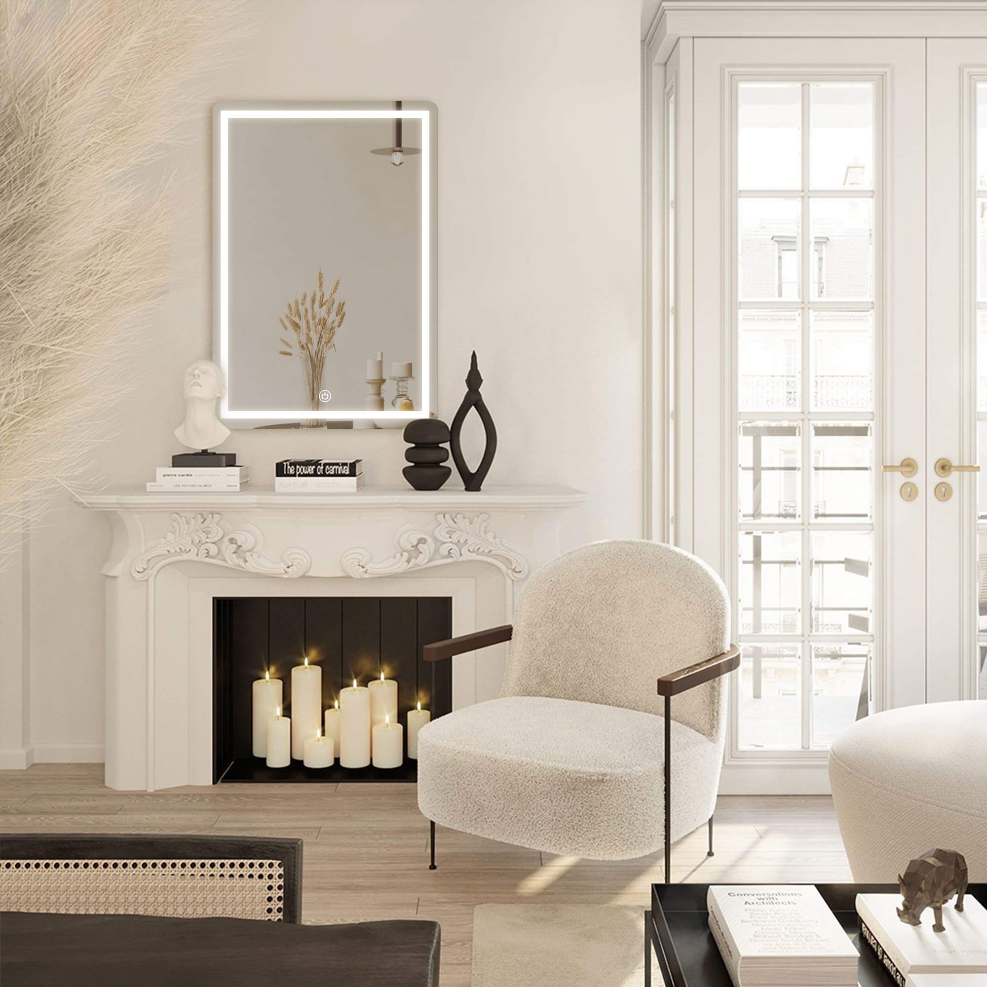 CANOPUS LED mirror for livingroom