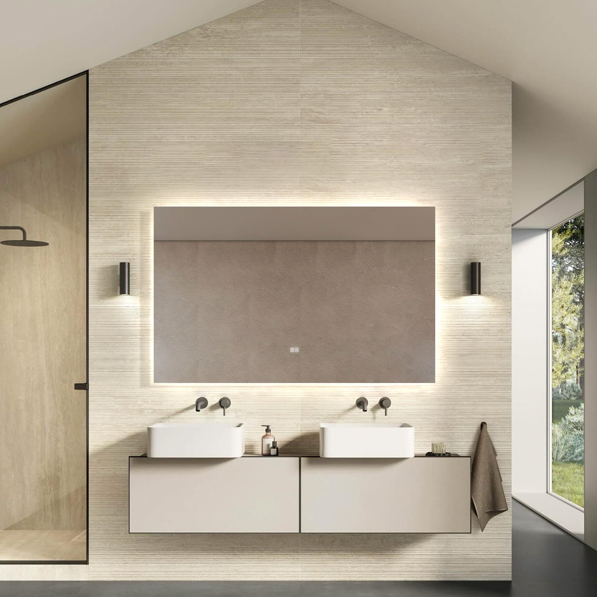 48"*36" 72"*36" CYLLENE LED Mirror with Demister
