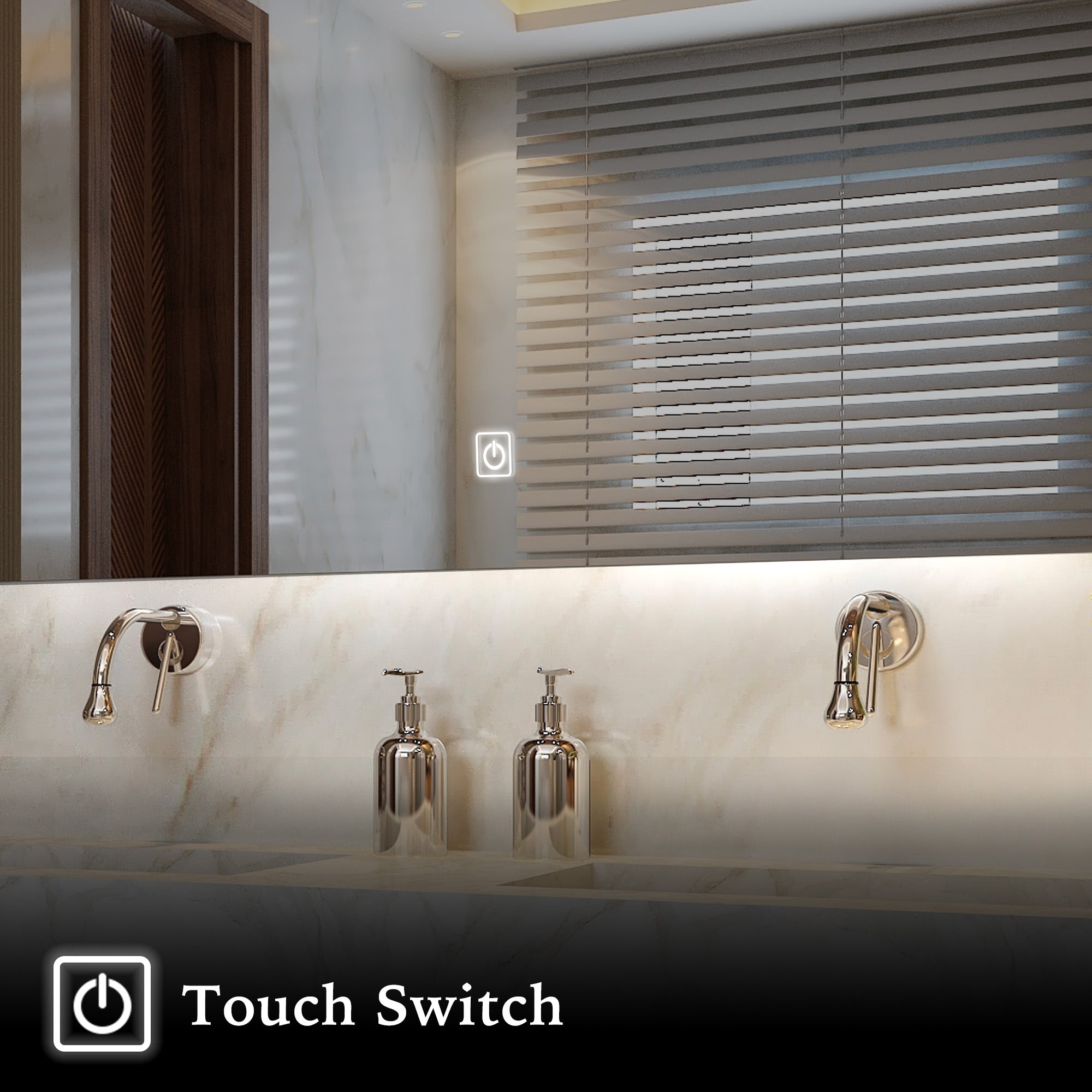 48"*36" 72"*36" CYLLENE LED Mirror with Demister