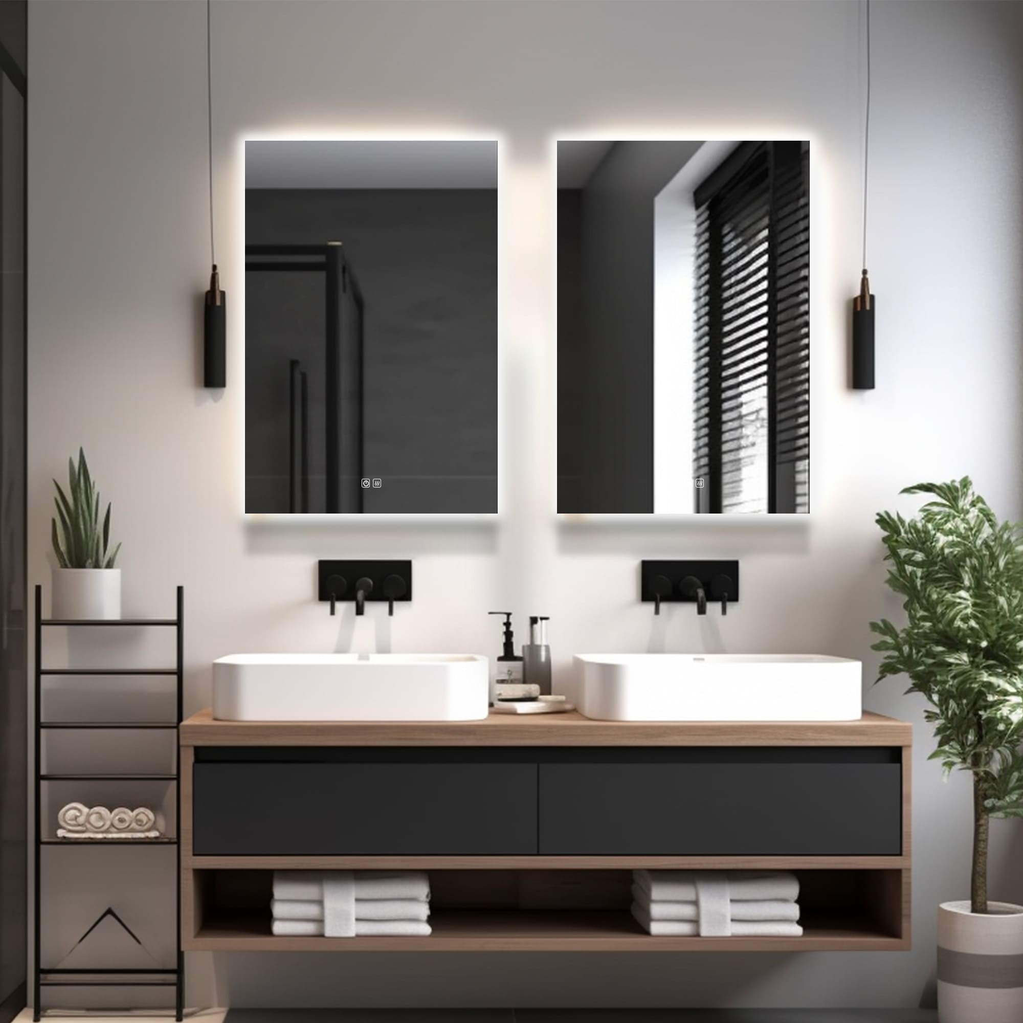 CylleneLEDMirrorRectangularBacklightMirrorforbathroom6000klight