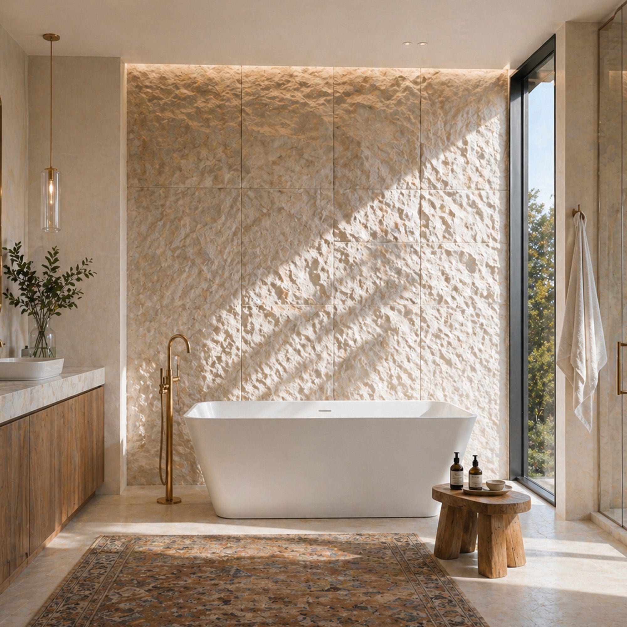 ELVORA Rectangular Freestanding Soaking Bathtub 67" For Contemporary Spaces