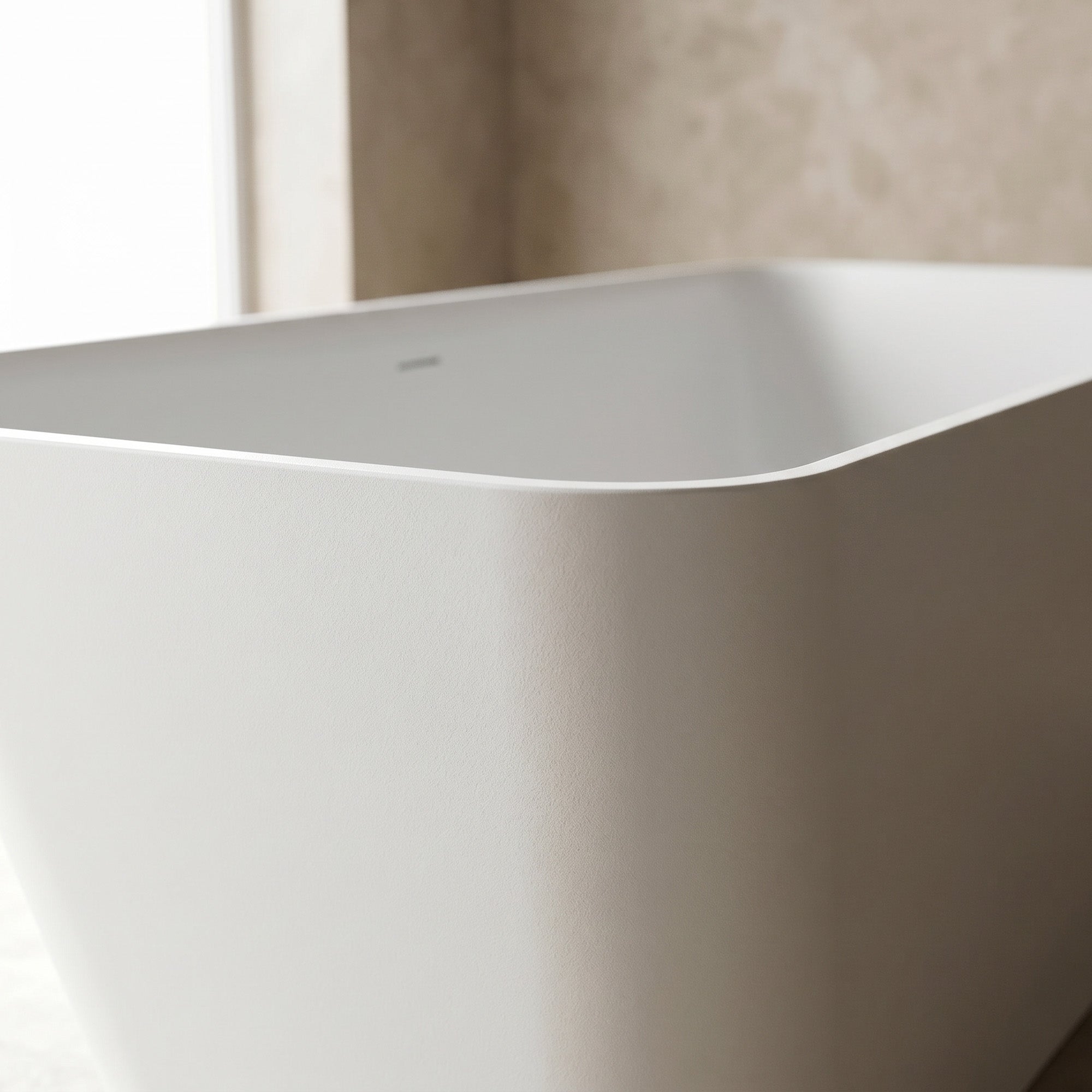 ELVORA Rectangular Freestanding Soaking Bathtub 67" For Contemporary Spaces