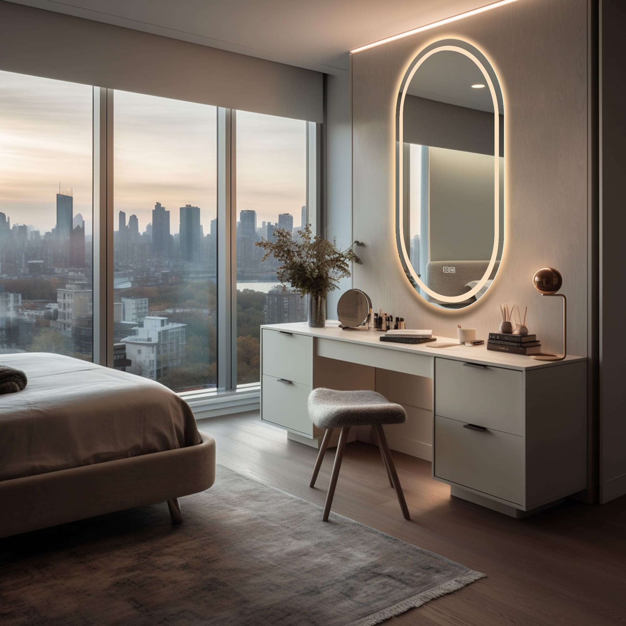 Eris LED Mirror for bedroom