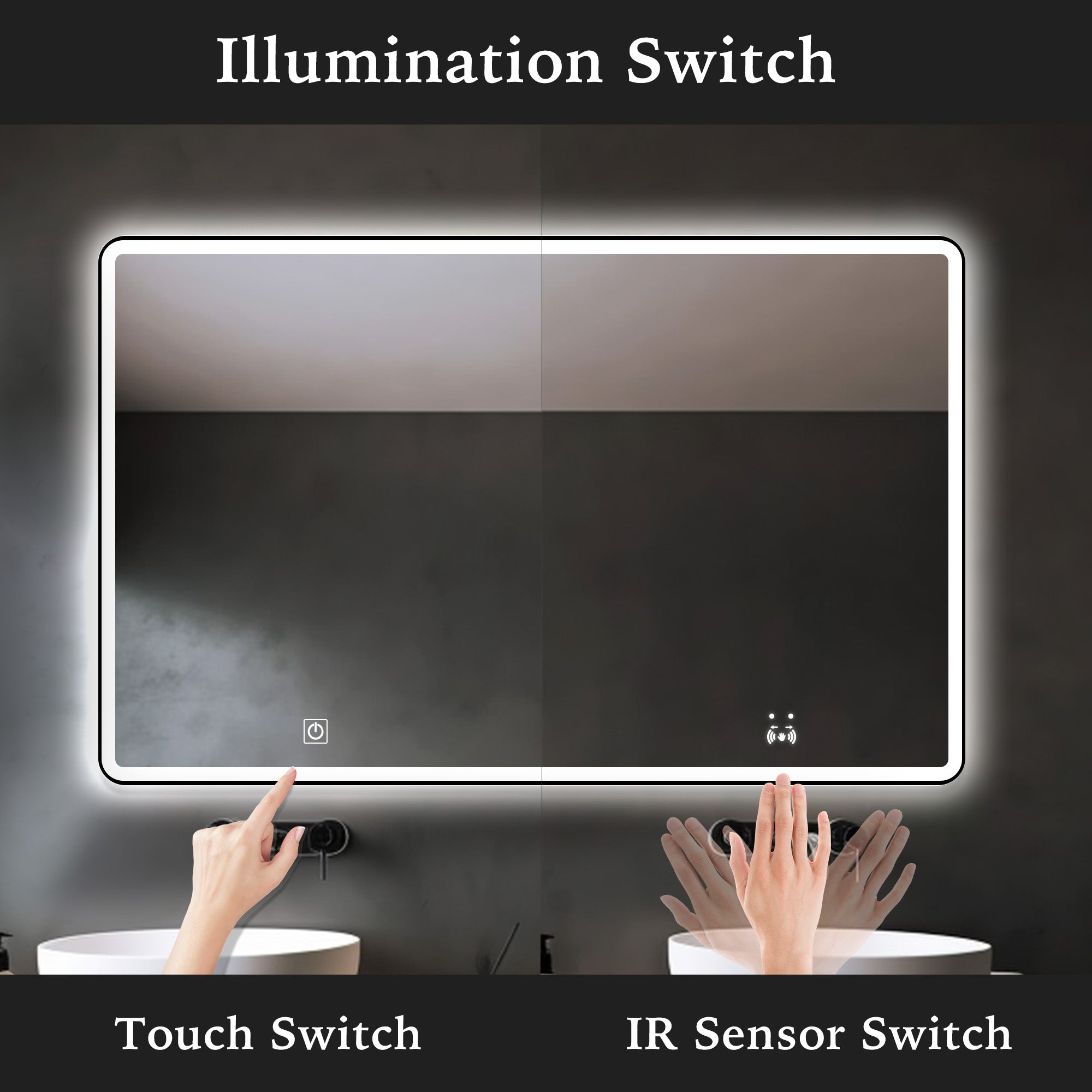 HELENE Customize LED Mirror with Frame