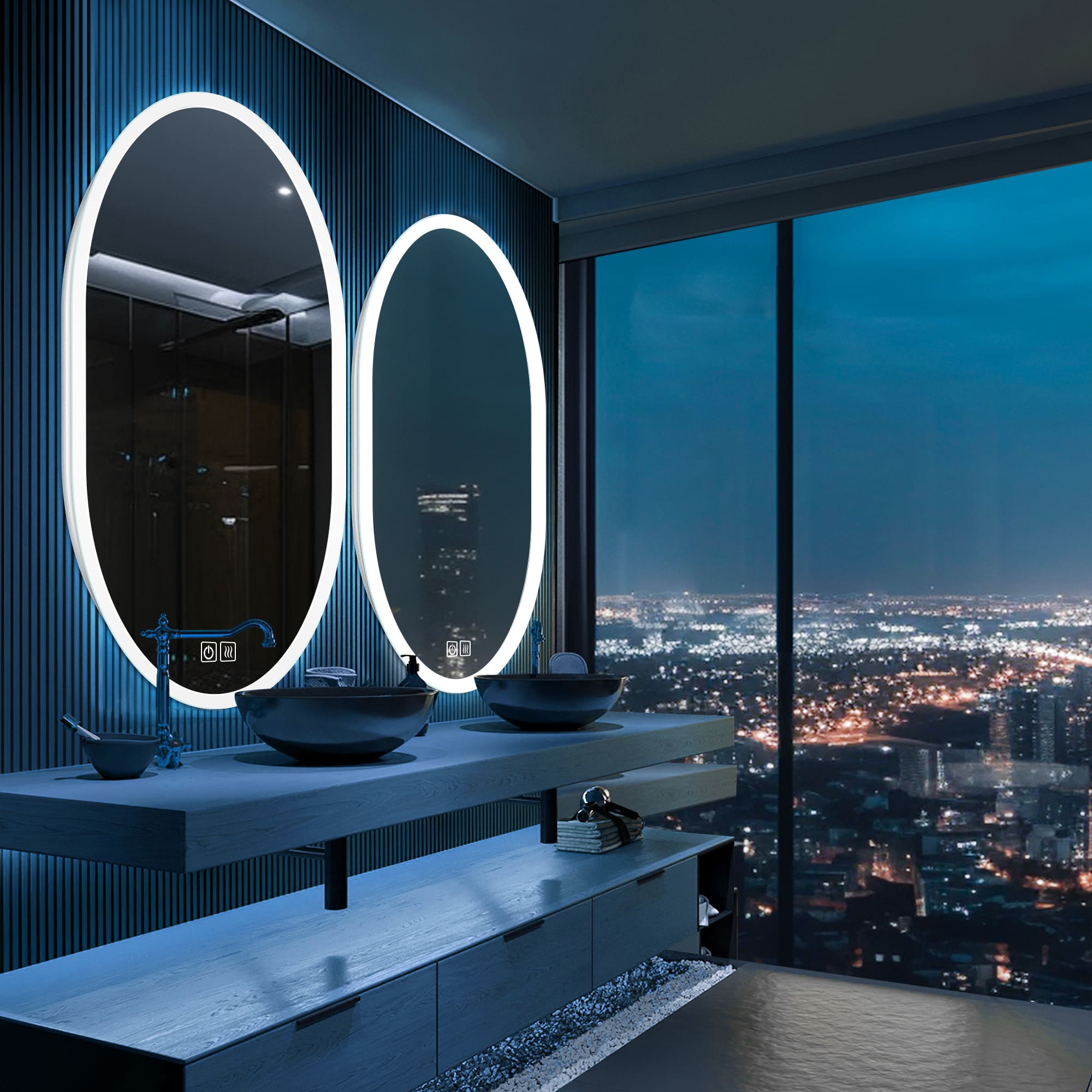 Haumea LED Mirror for bathroom