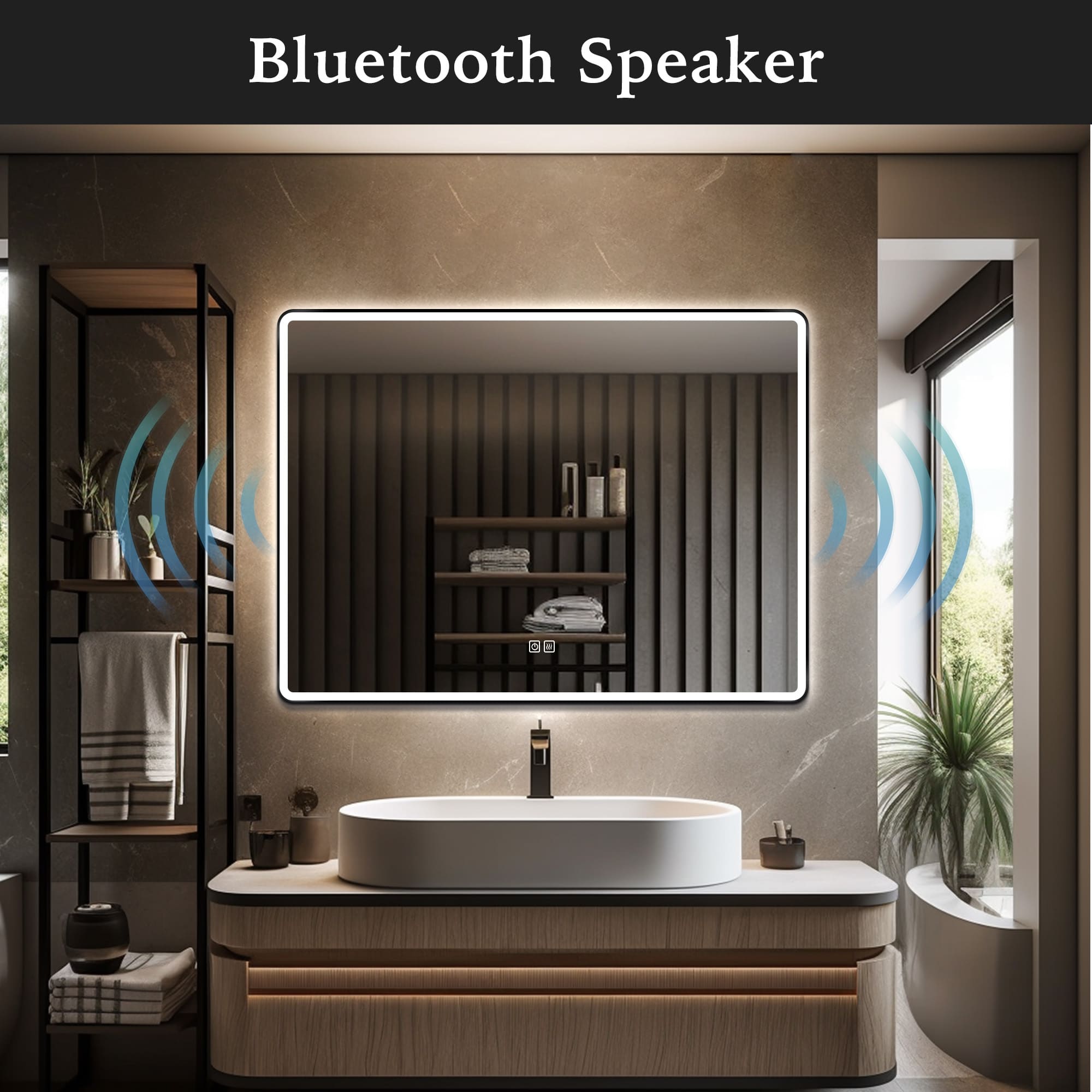 HeleneLEDMirrorBluetoothSpeaker