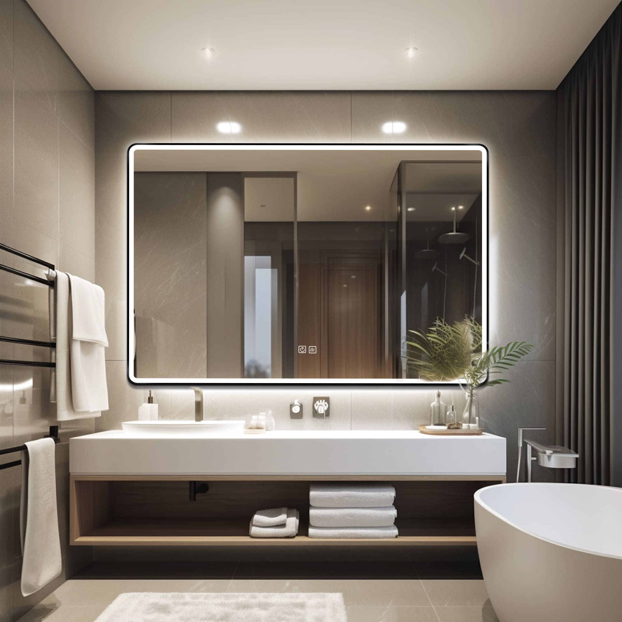 HeleneLEDMirrorRectangularMirrorforBathroom