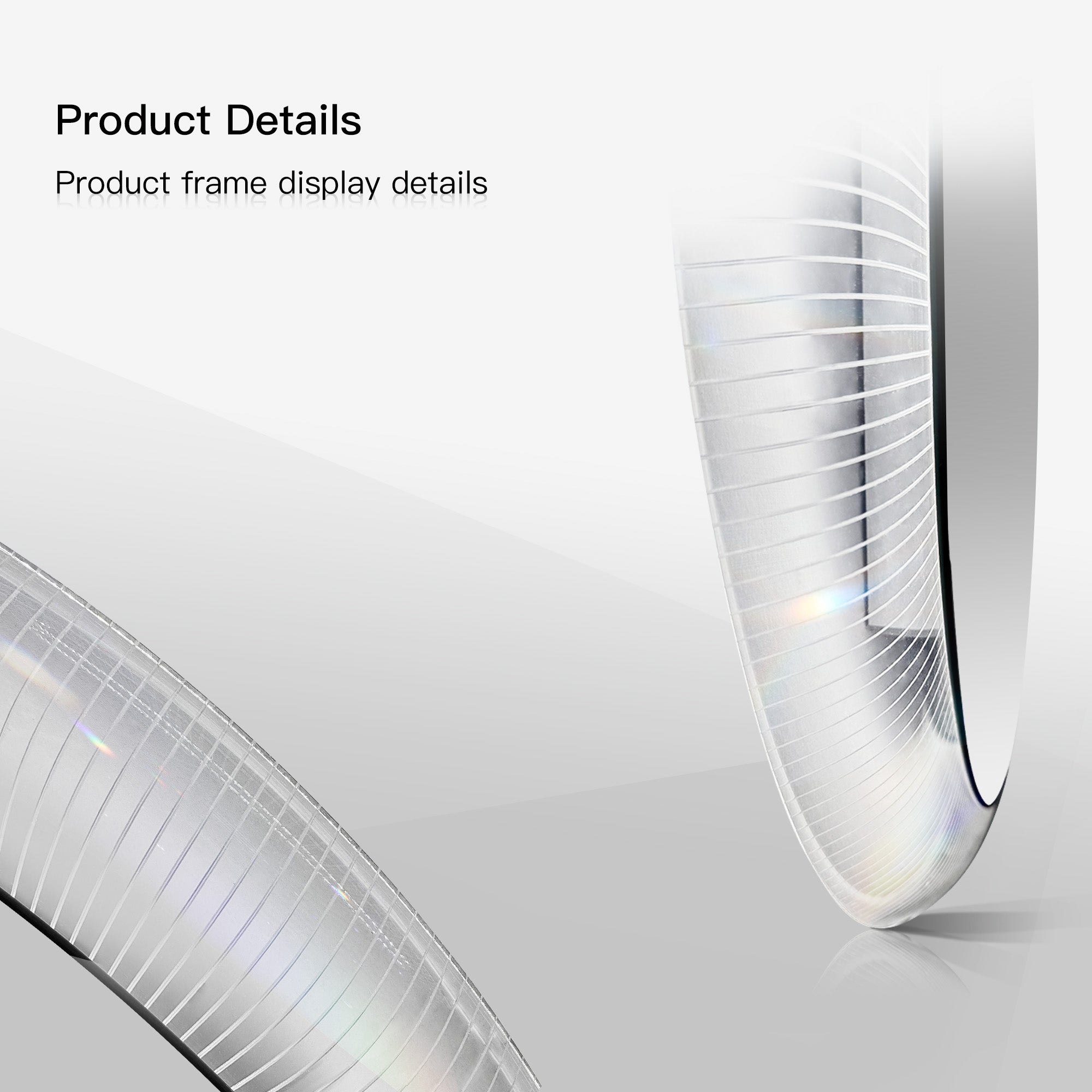 JUNO Round Custom LED Mirror with Acrylic Frame