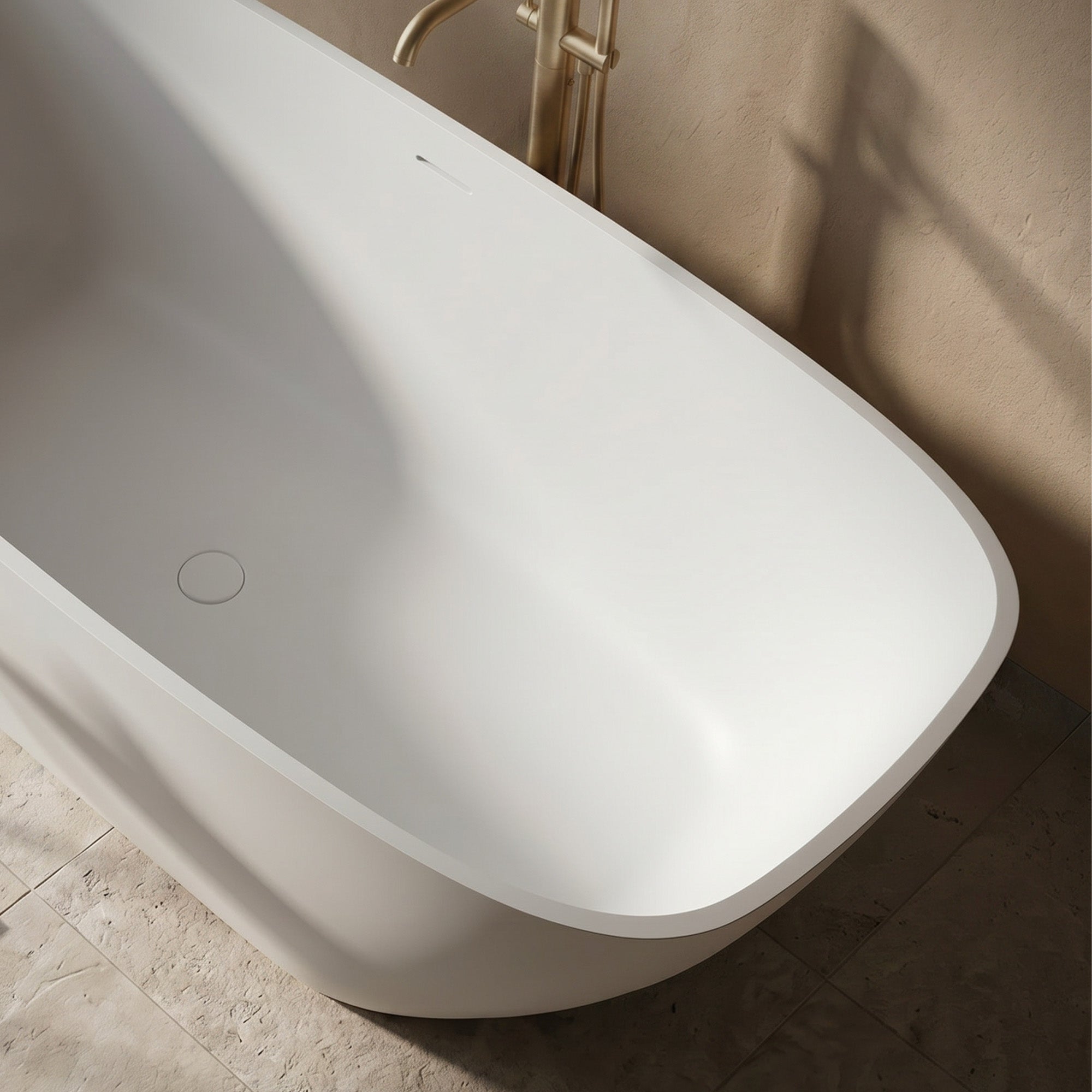 LYCARA Freestanding Soaking Bathtub 67" For Modern Bathroom Comfort