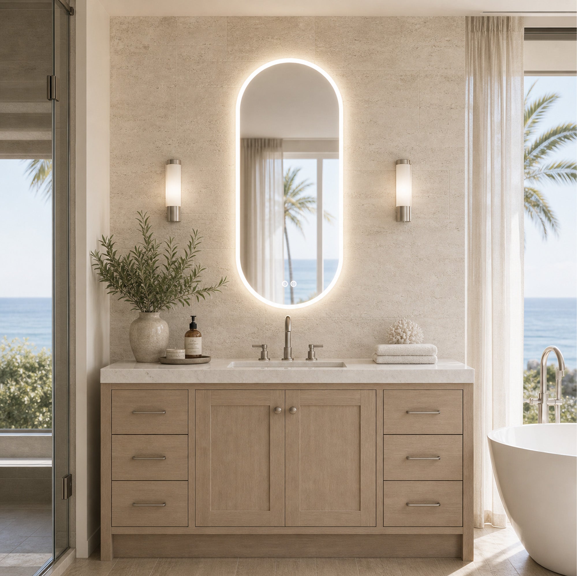 20"*36" LYRON LED Mirror with Demister