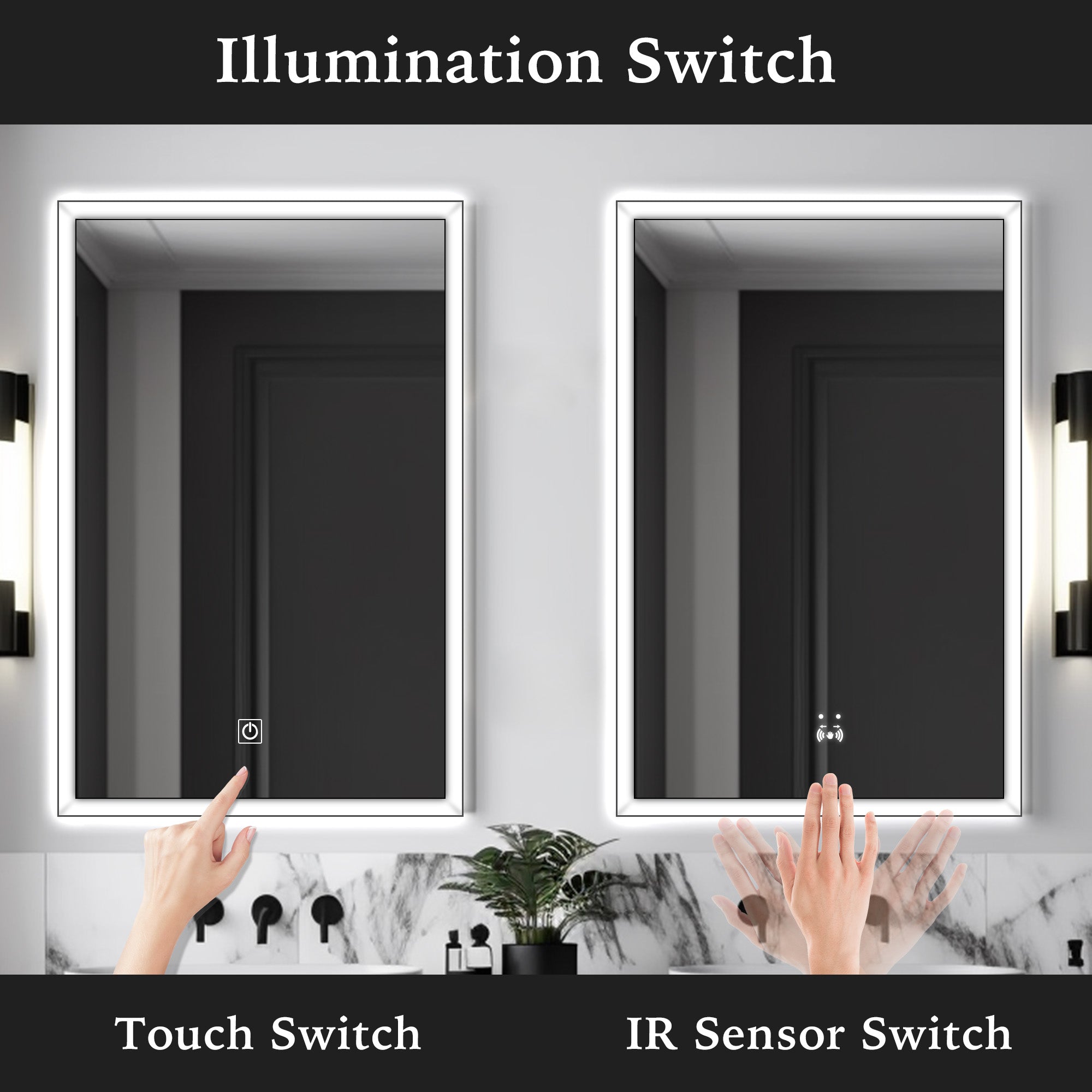 PANDORA Customize LED Mirror with Frame