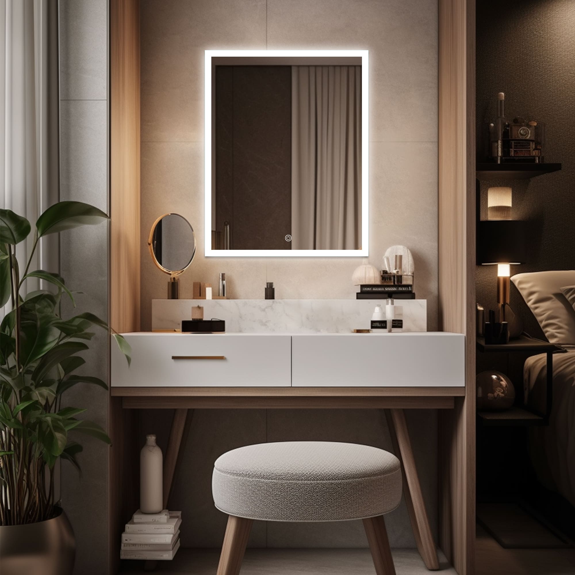 SIRIUS LED mirror for bedroom