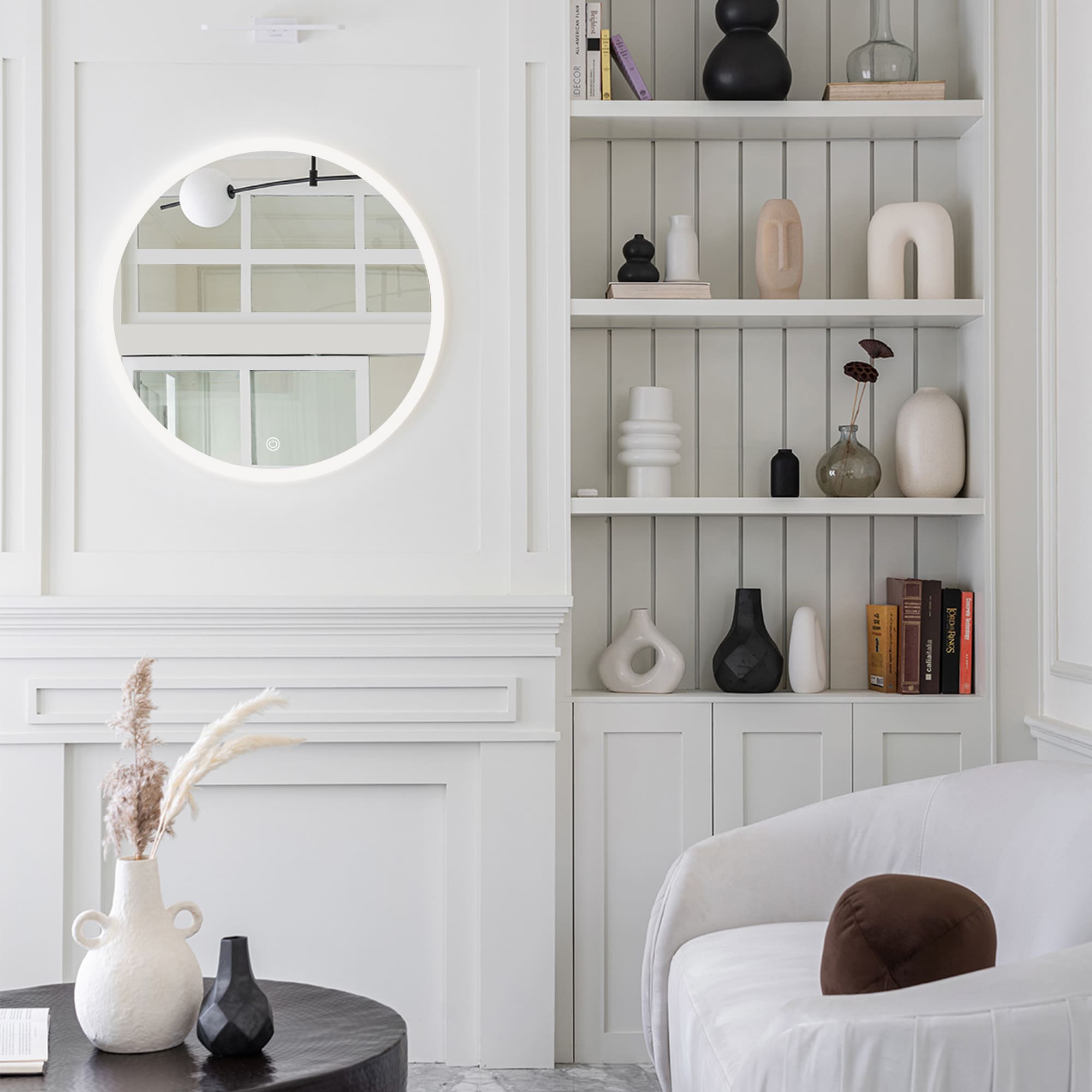URANUS LED mirror for living room