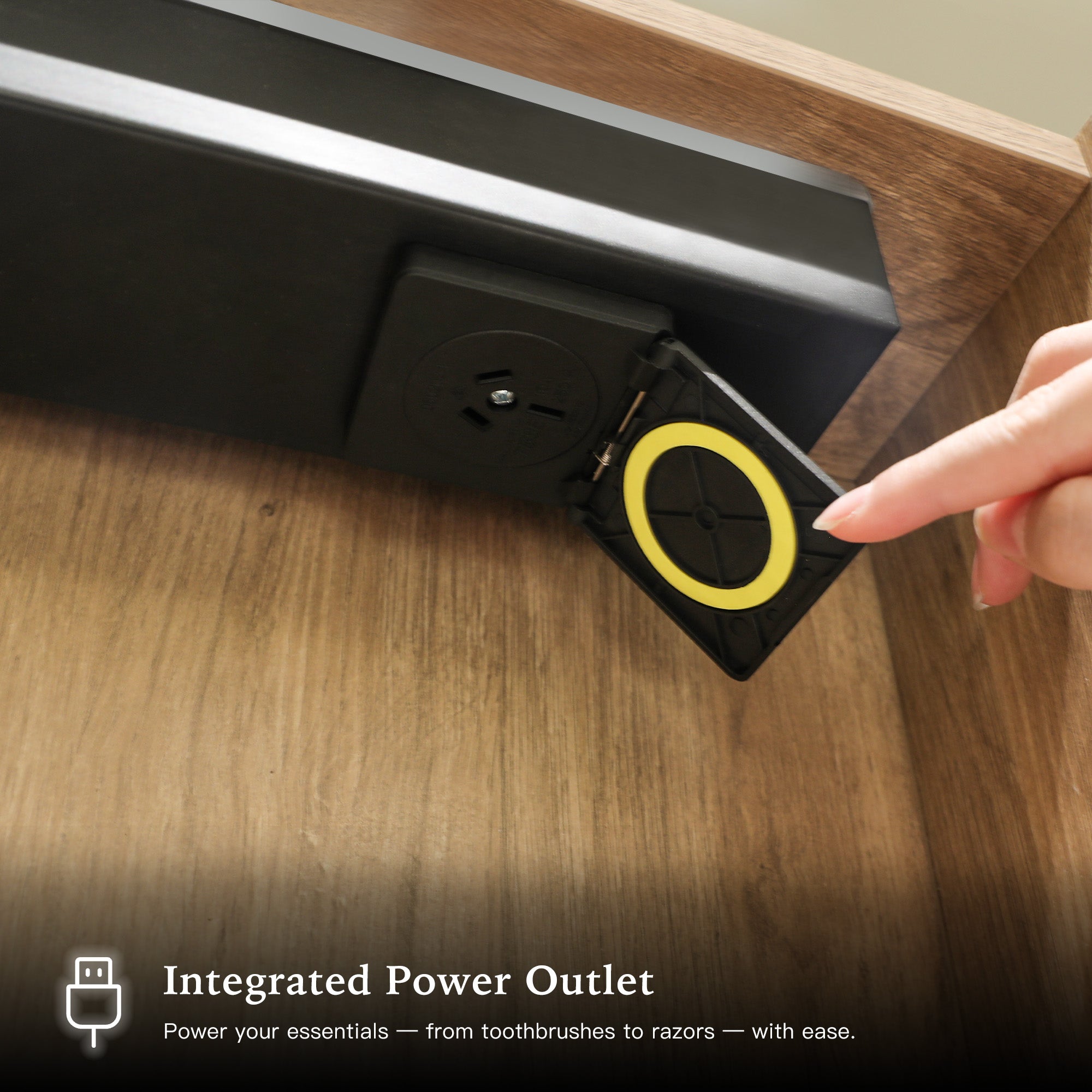 NORELLE Custom Wooden LED Mirror Medicine Cabinet with Arch Design