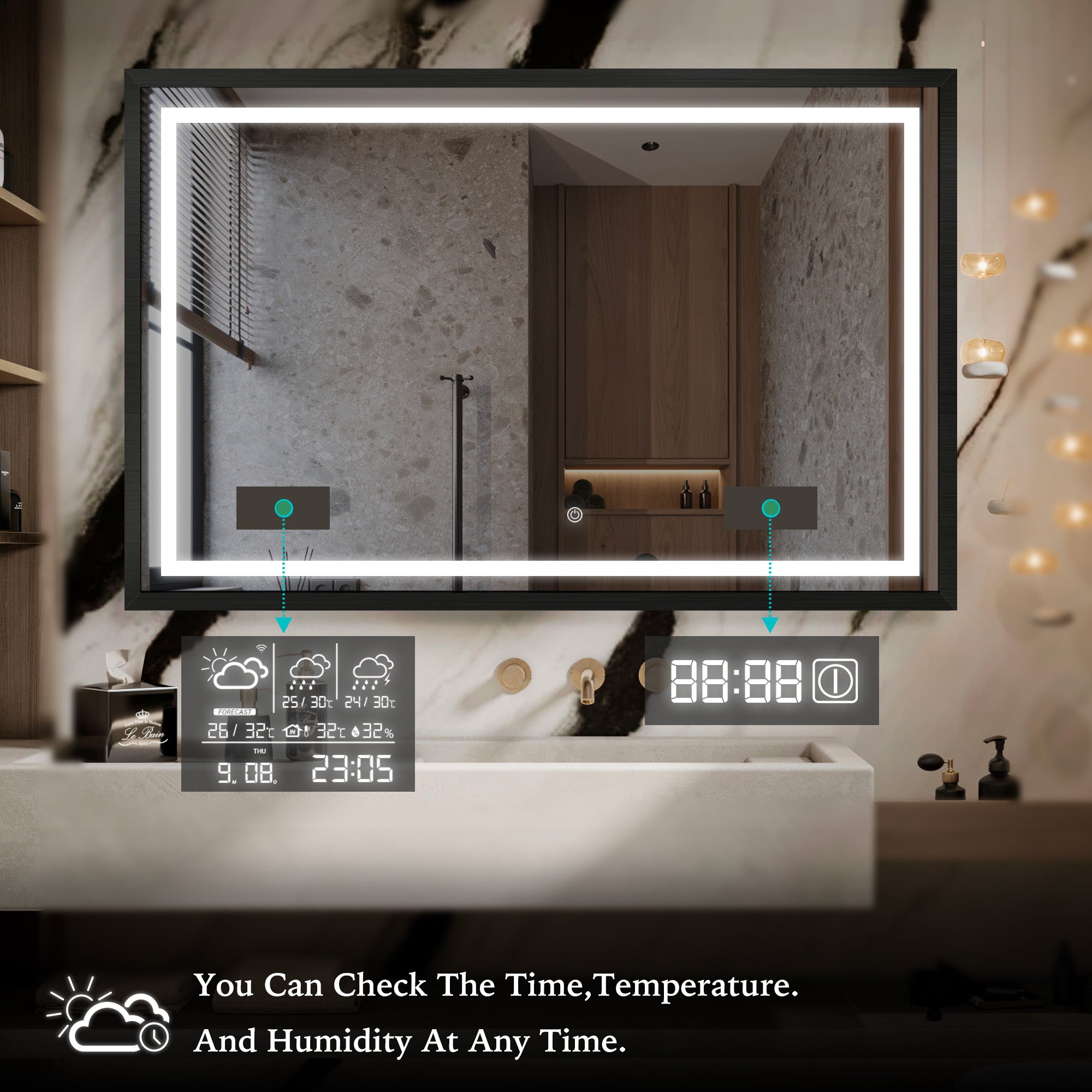 VEGA Customize LED Mirror with Frame