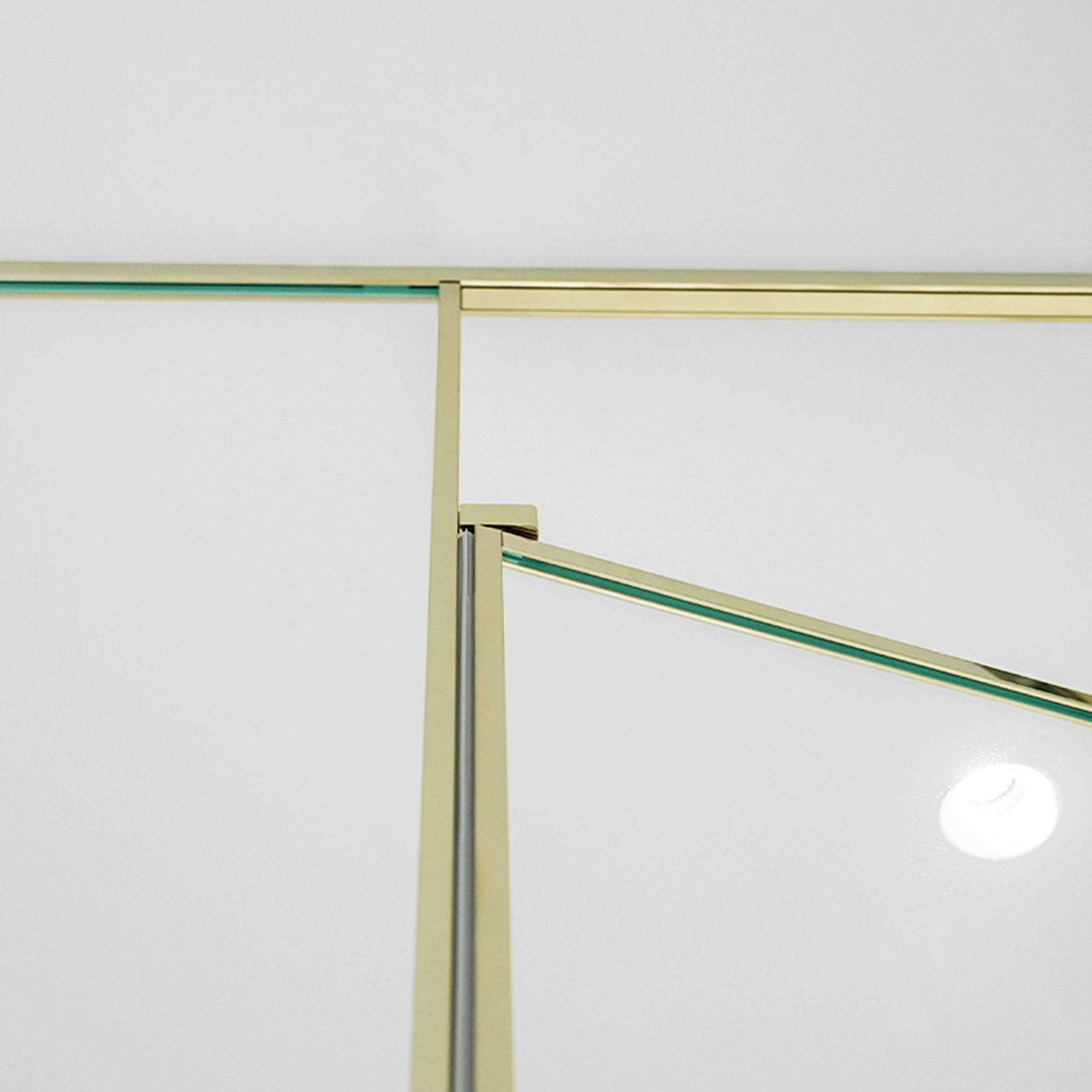 NOCTELLE Customize Inline Shower Door with Tempered Glass