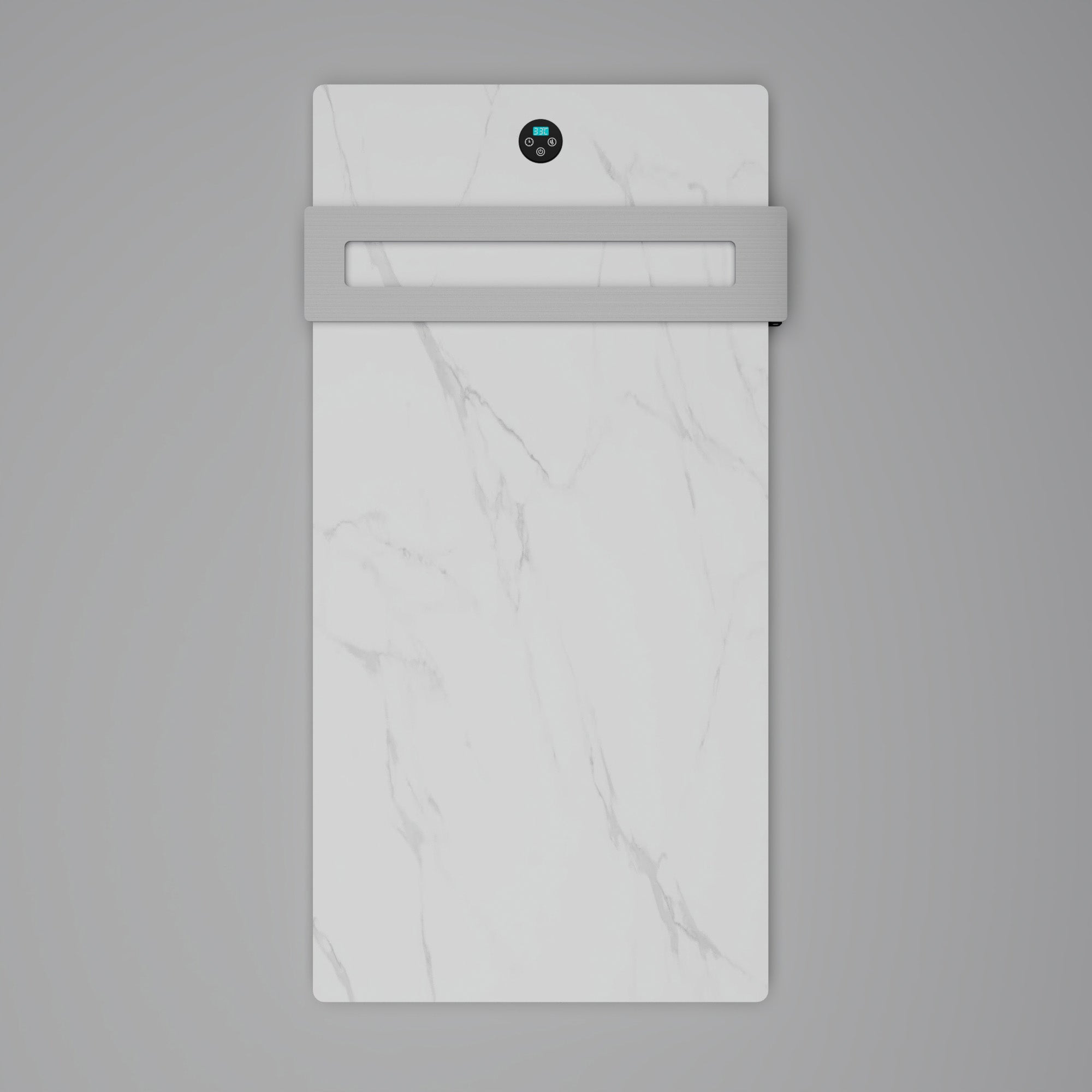 TALORA Heated Towel Rack with Sintered Stone and Stainless Steel