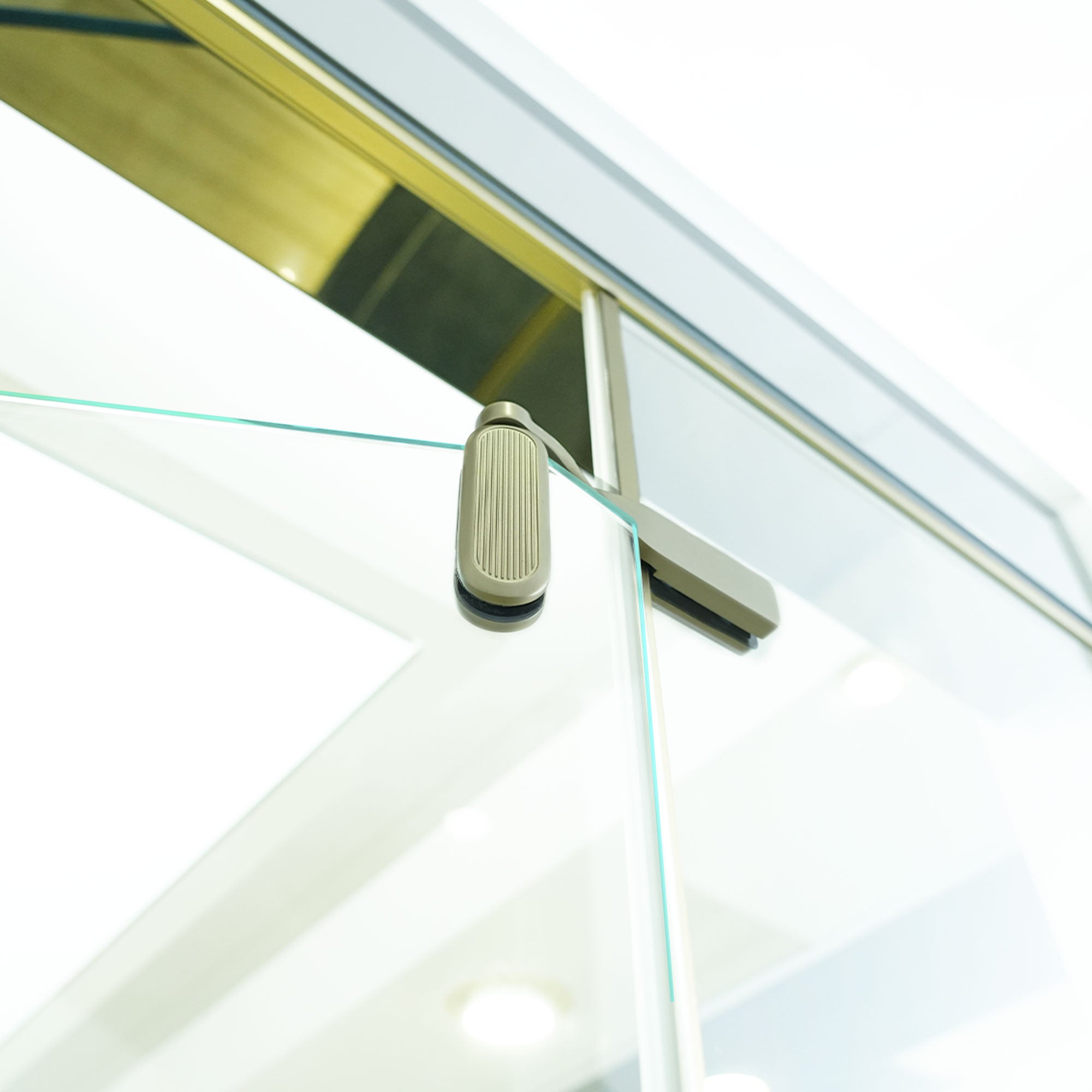 CAELUS Customize Inline Shower Door with Tempered Glass