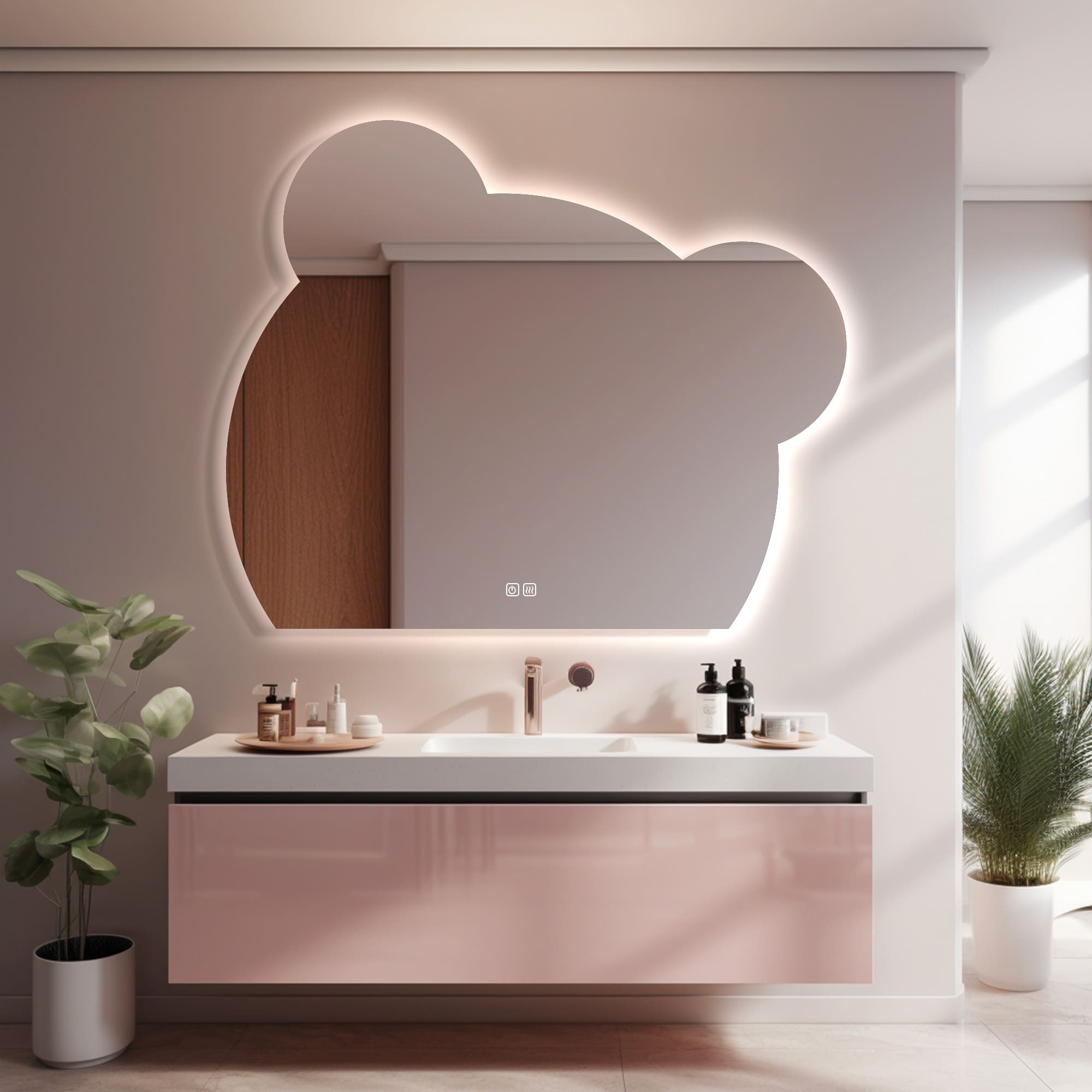 URSA Irregular Custom LED Mirror with Backlight