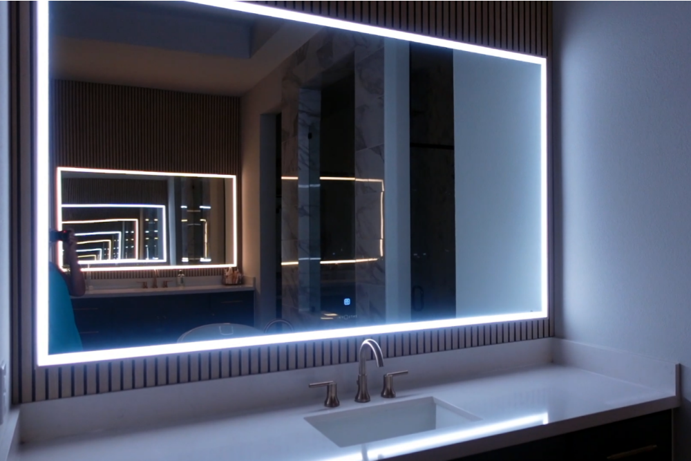 8 Bathroom Renovation Ideas from YouTube Creators Featuring LED Mirrors