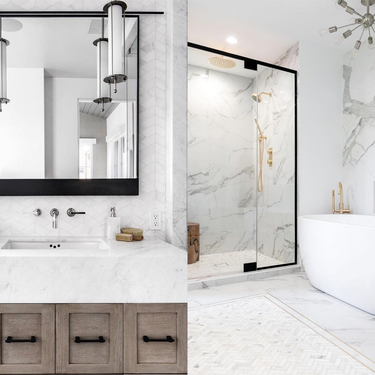 Black Marble Bathroom