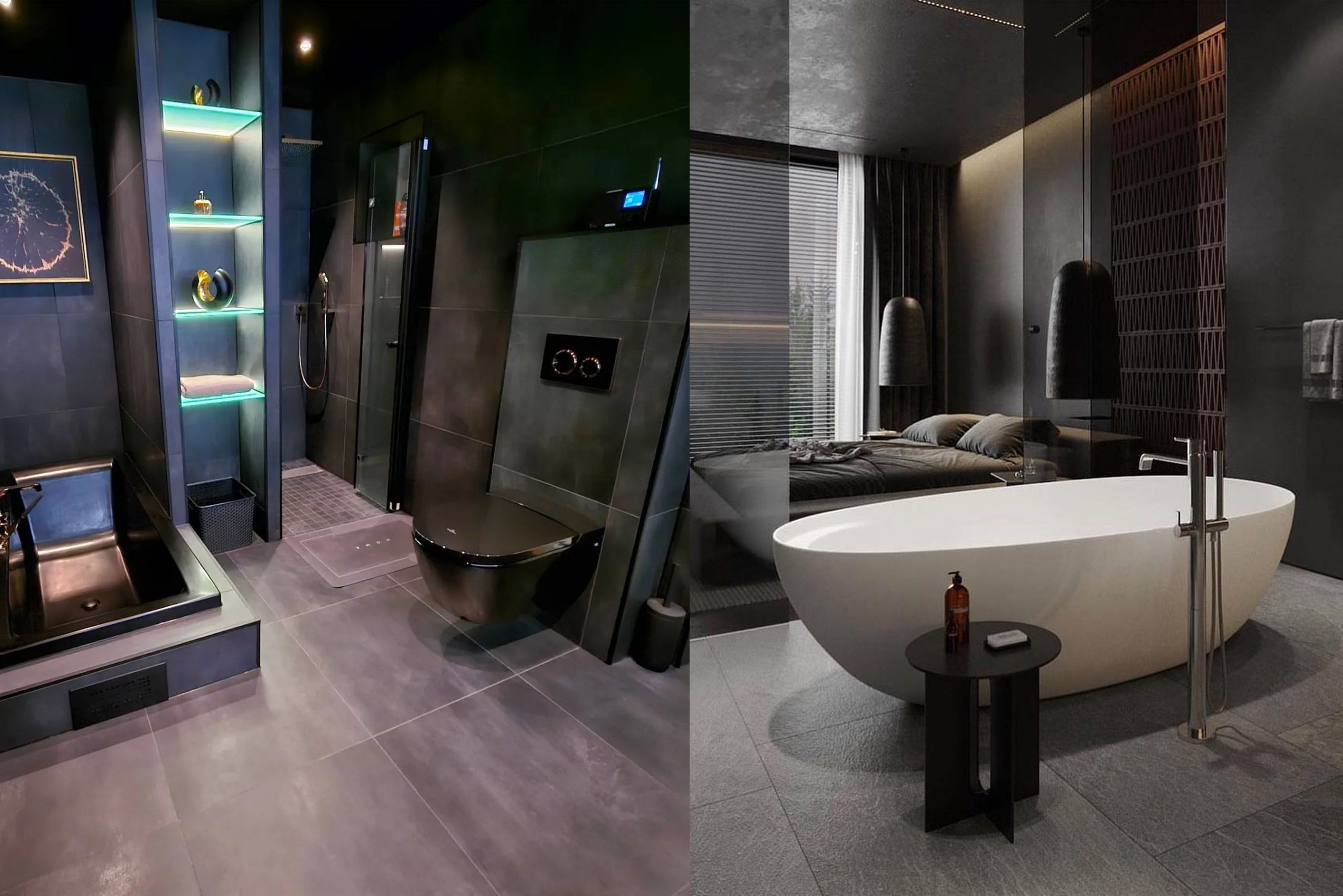 25 Stunning Luxury Black Bathroom Ideas For 2023