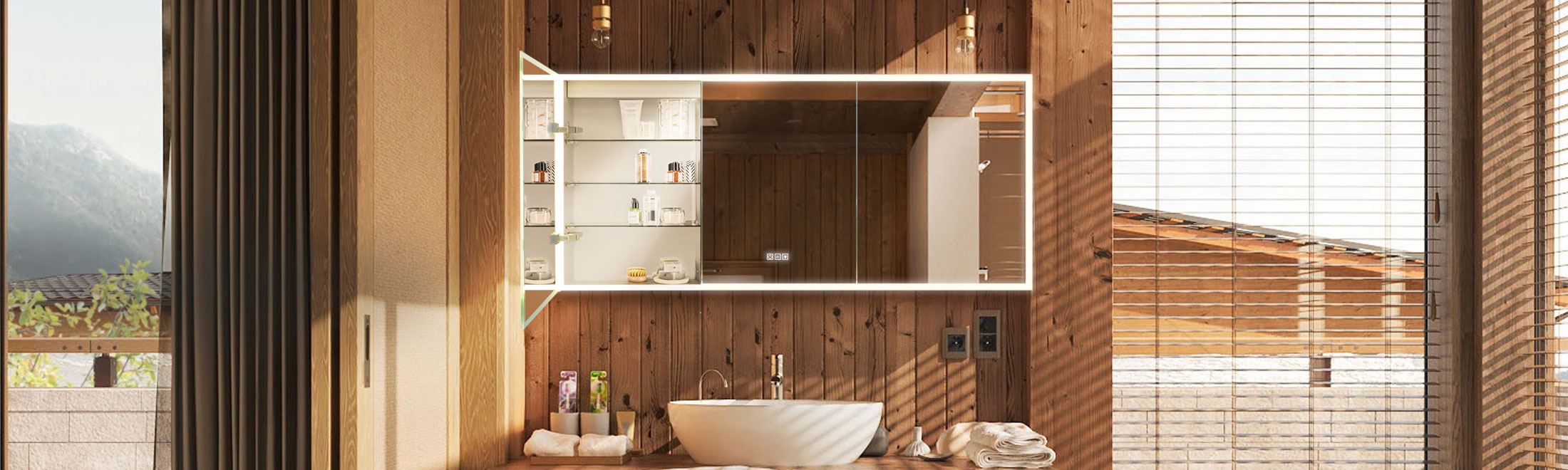 CUSTOM LED MEDICINE CABINET