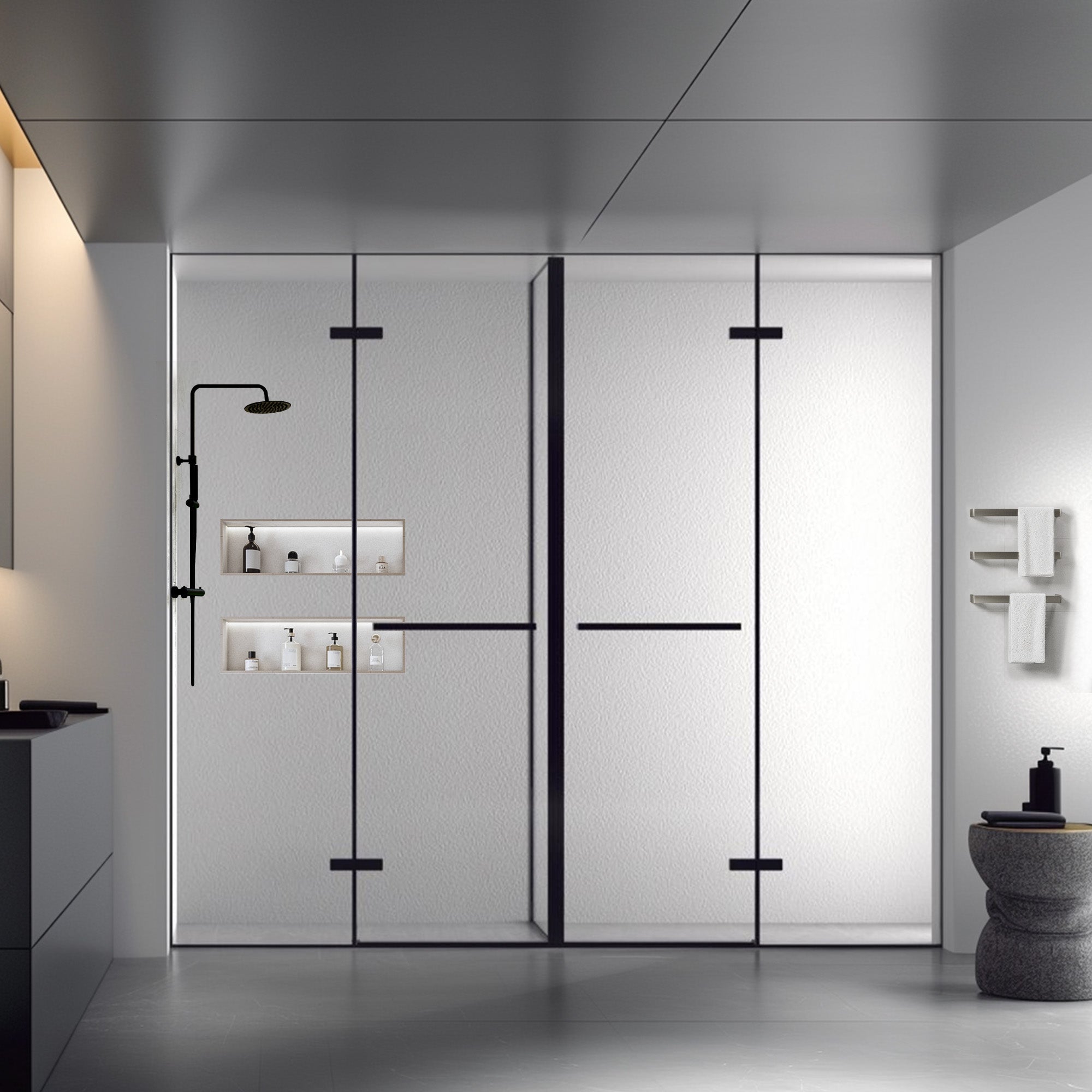 CLARION Customize T-Line Shower Door with Ultra Clear Glass