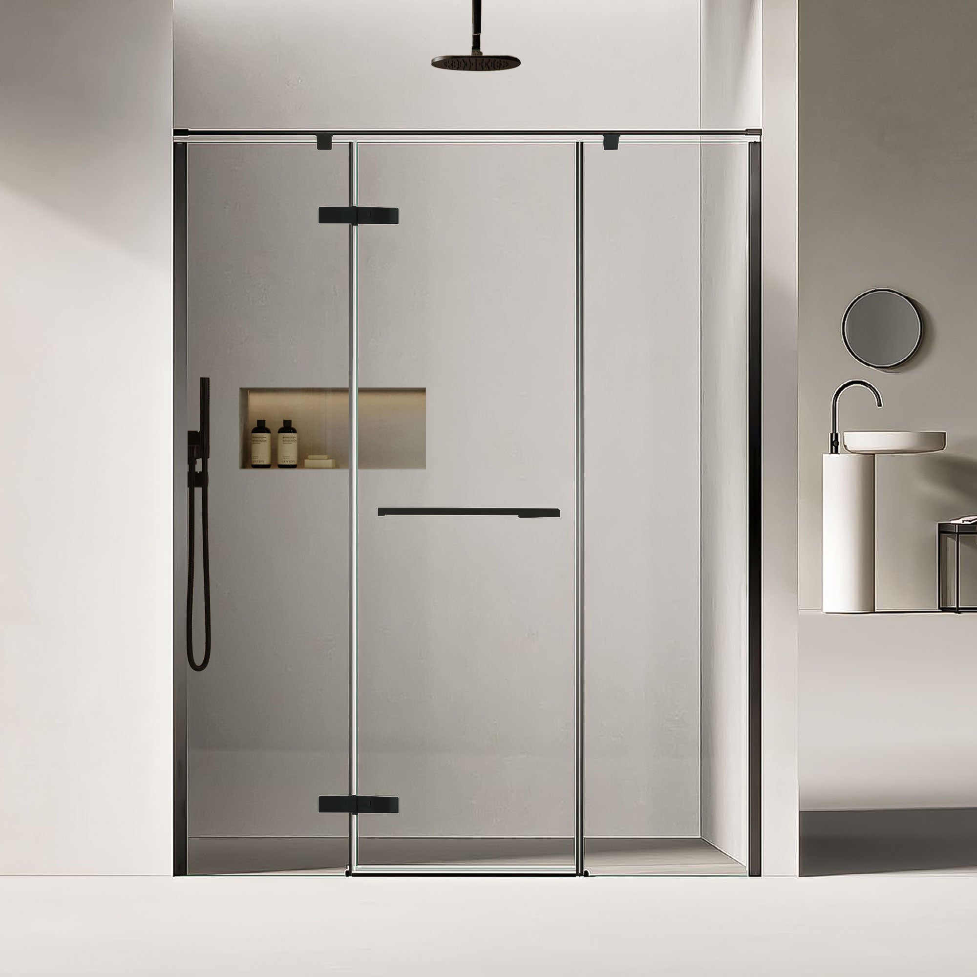 LUXORA Customize Inline Shower Door with Ultra Clear Glass