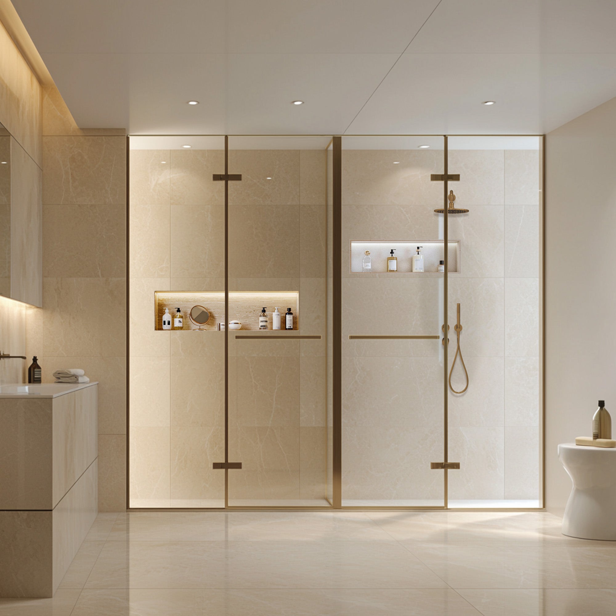 CLARION Customize T-Line Shower Door with Ultra Clear Glass
