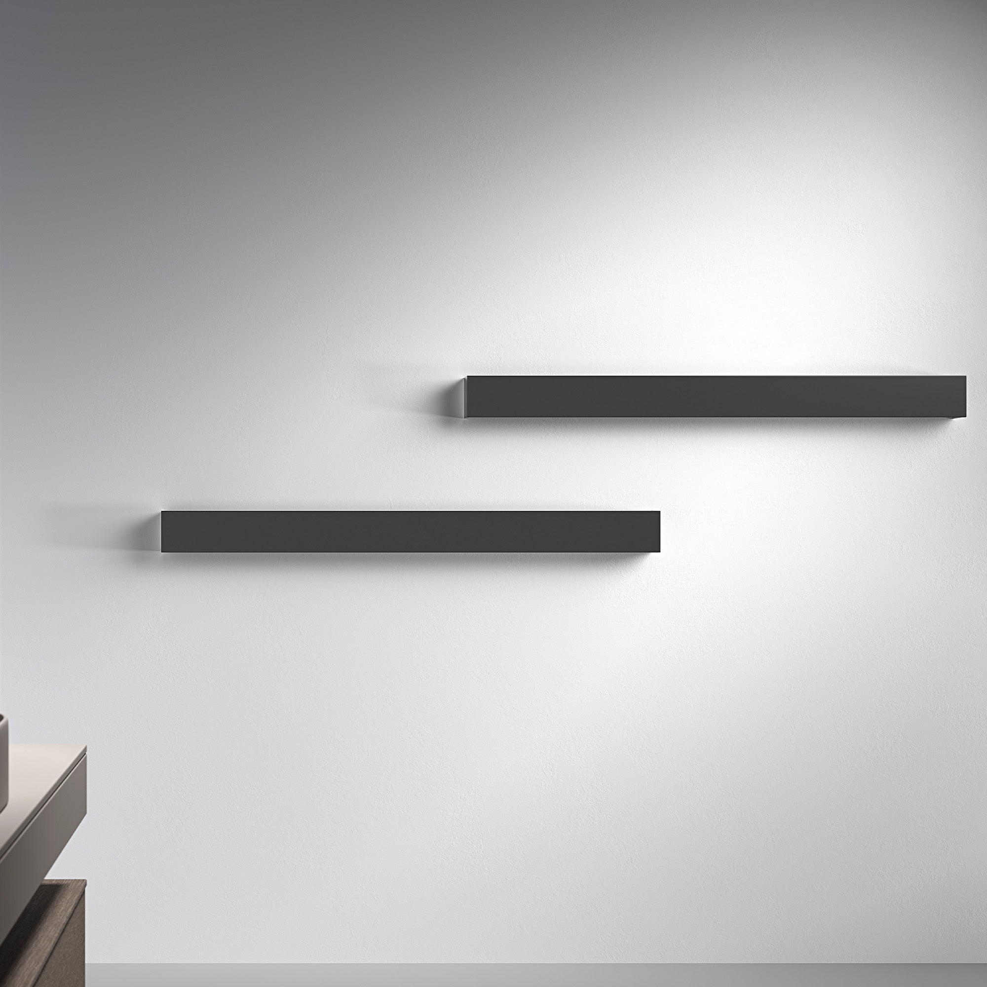 GRAPHENE Smart Heated Towel Rack with Digital Display and Temperature Control