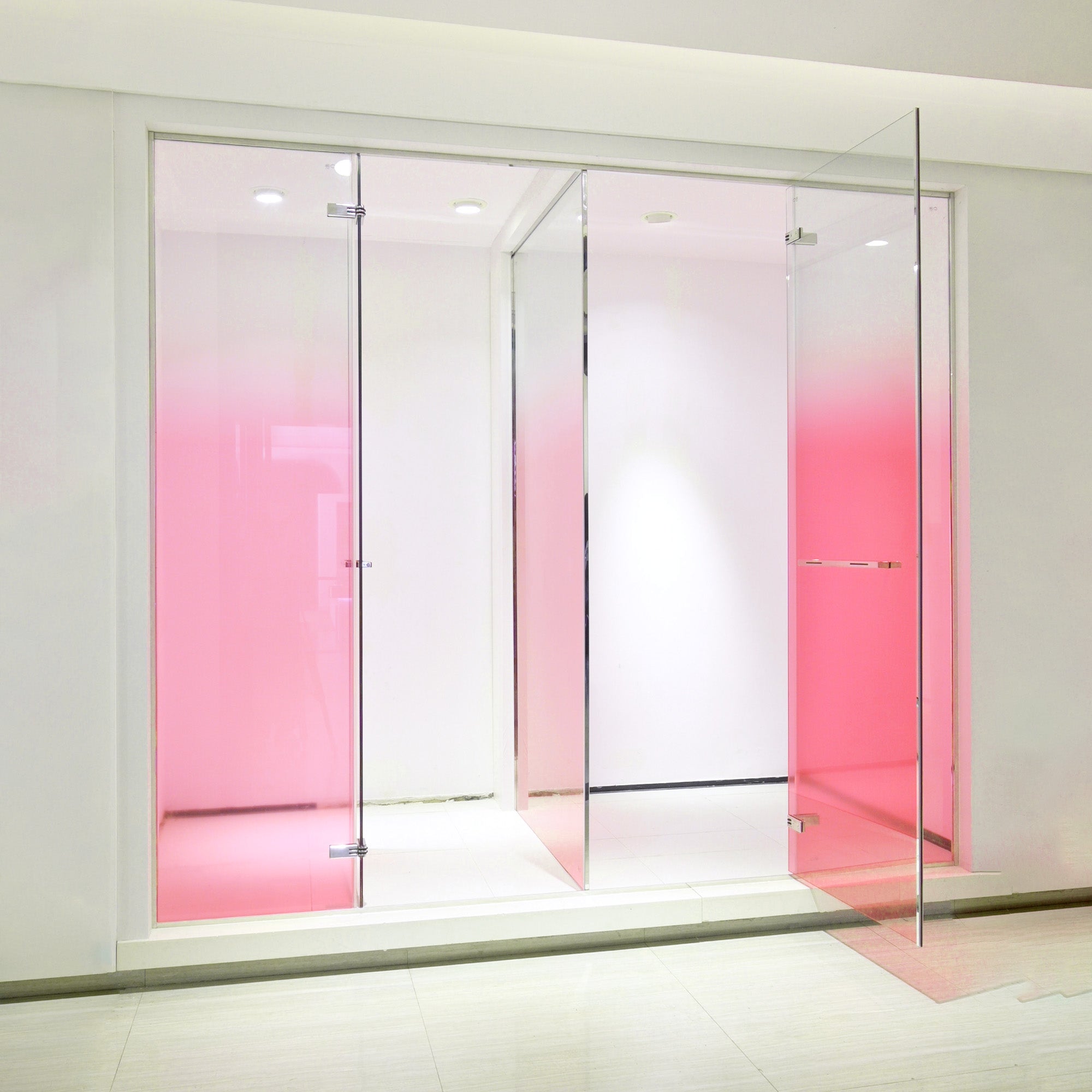 VISTARA Customize T-Line Shower Door with Gradient Glass