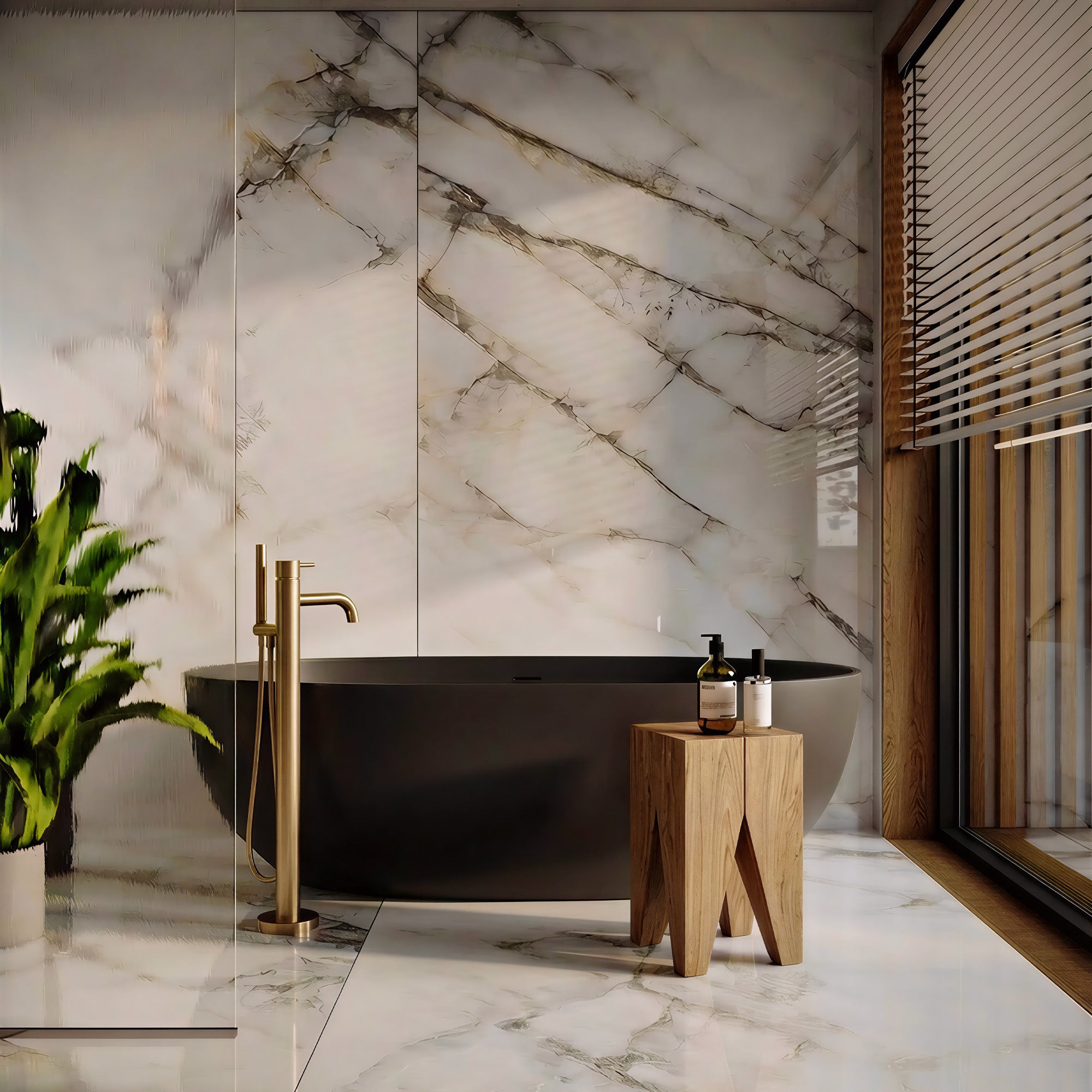 OBSIDIAN Acrylic Freestanding Bathtub 59" For Home Spa Experience