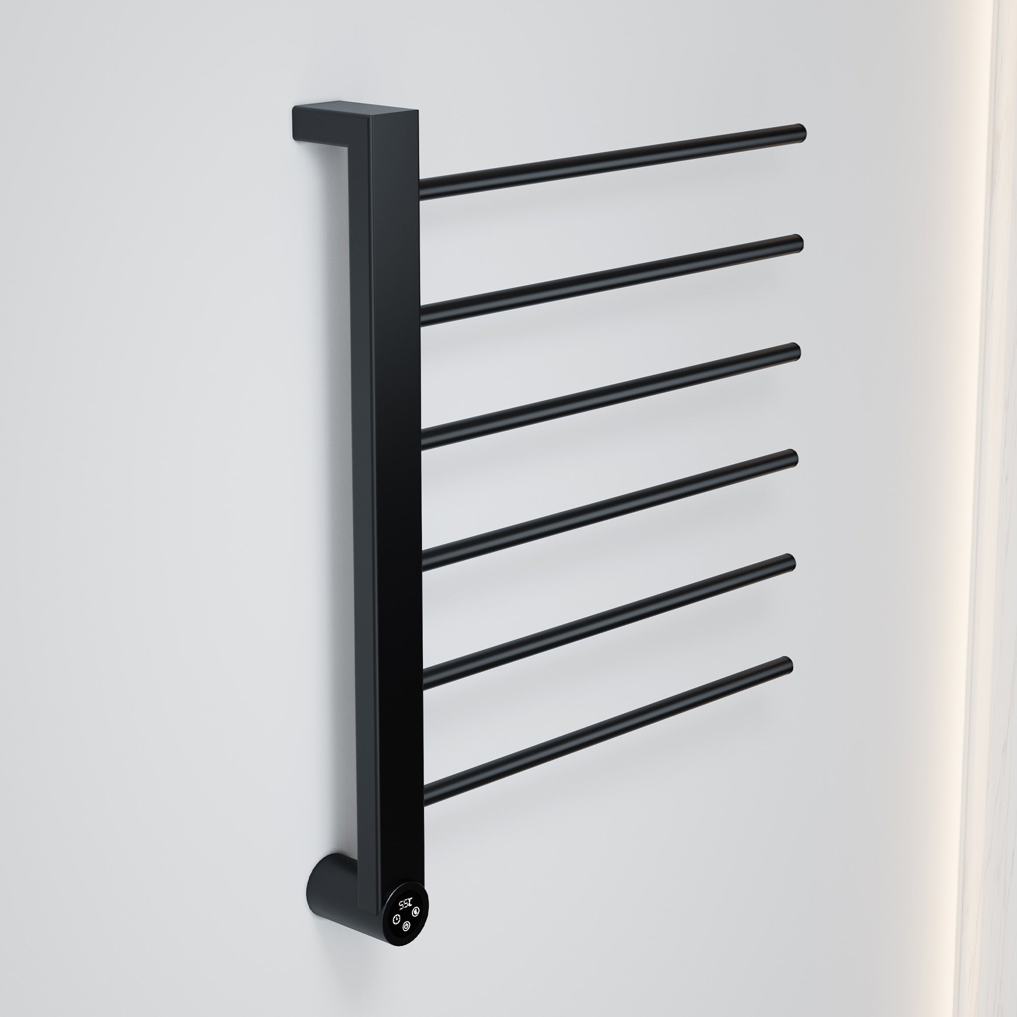 FERONA Horizontal Heated Towel Rack with Smart Temperature and Timer Settings