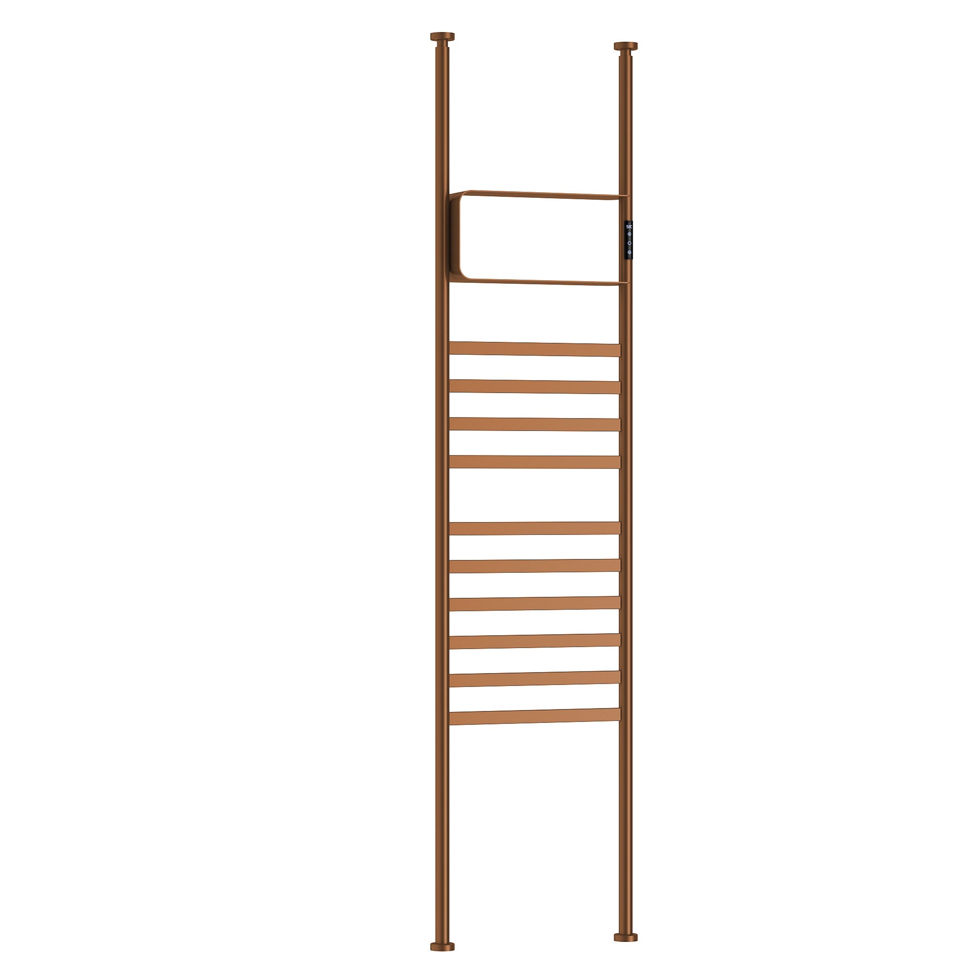 SKYLITH Smart Vertical Heated Towel Rack with Digital Display and Adjustable Heat