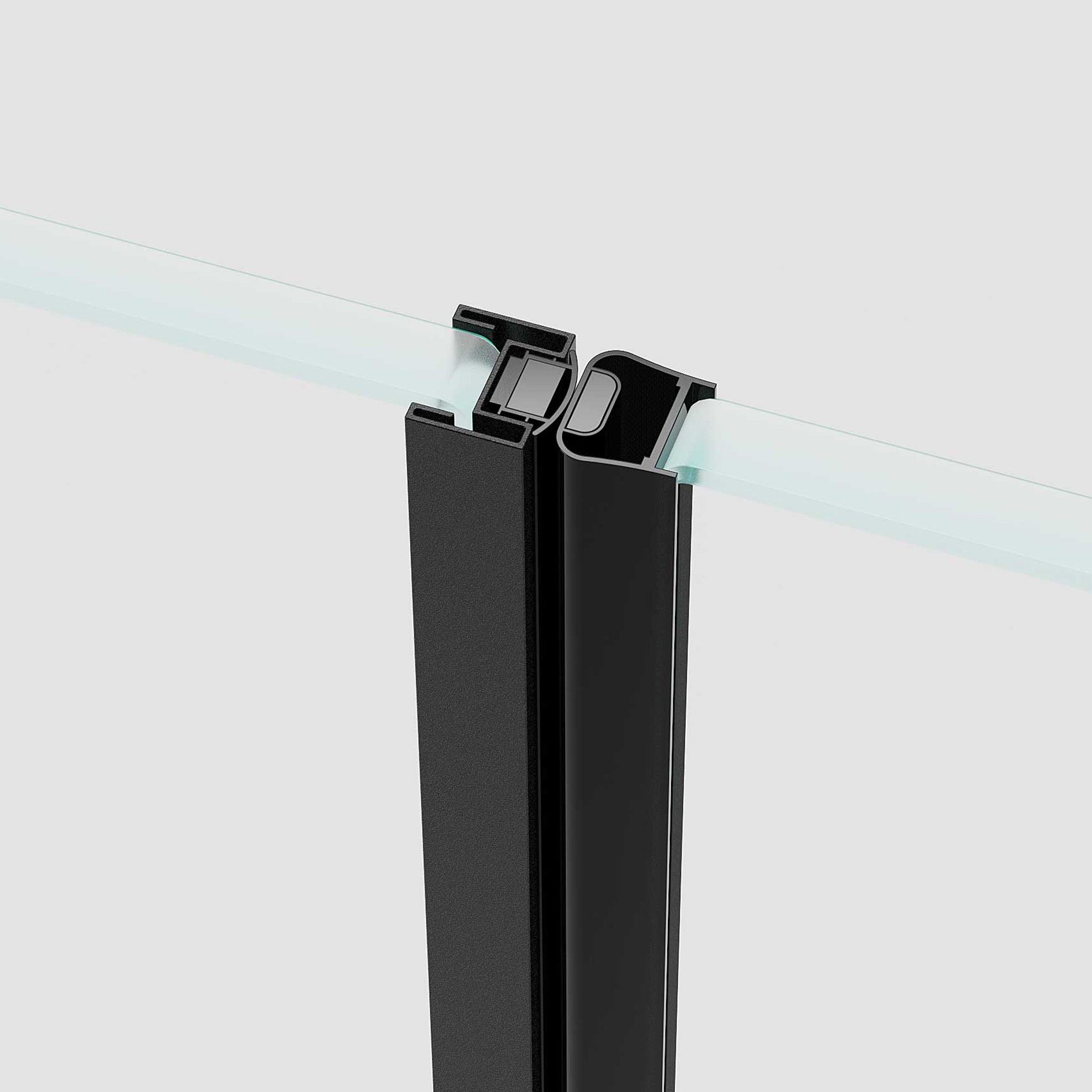 ZEPHIRE Customize Inline Shower Door with Ultra Clear Glass